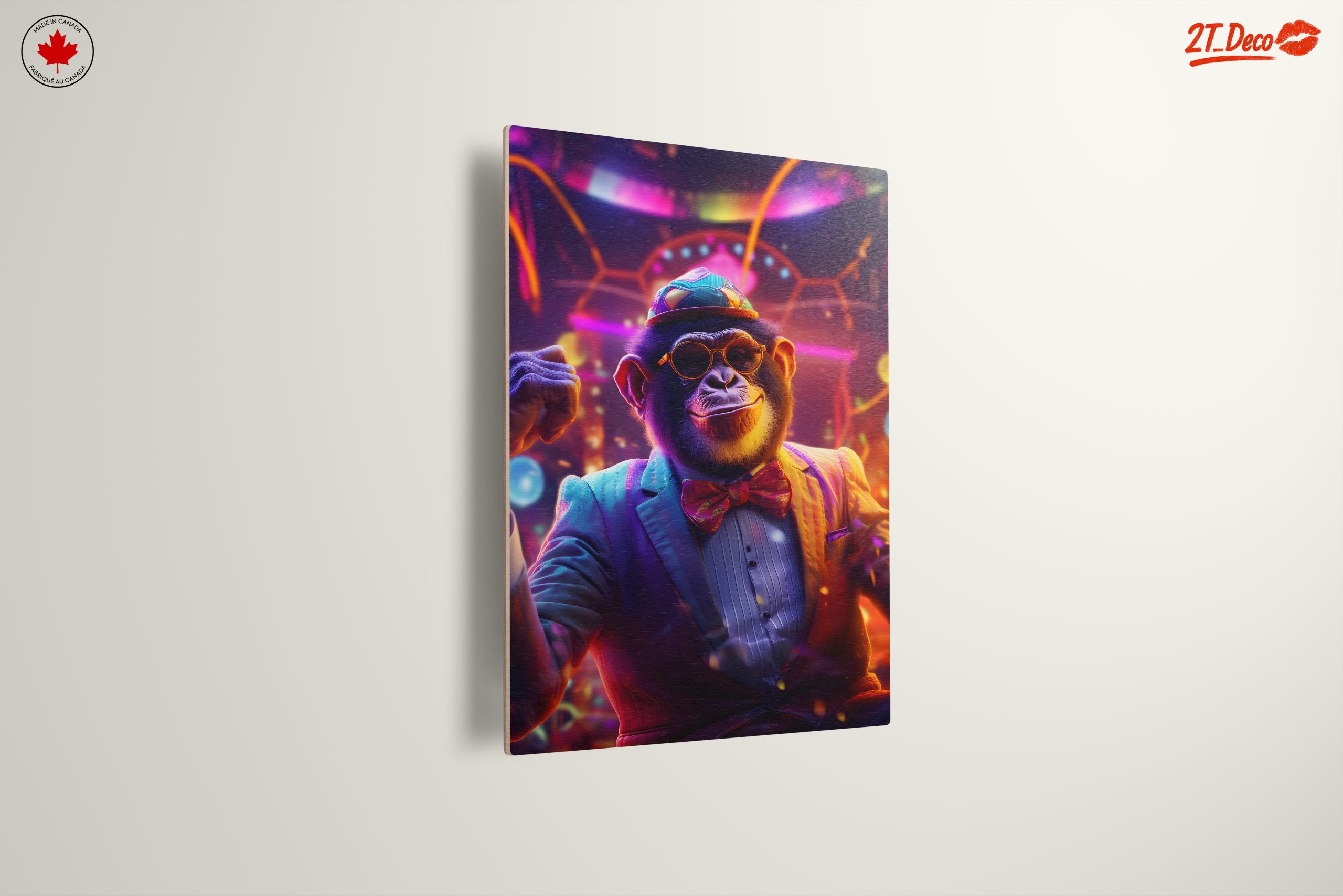 Playful Monkey Character in Vibrant Suit - Image 13