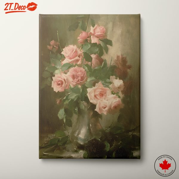 Elegant Floral Arrangement with Pink Roses 2