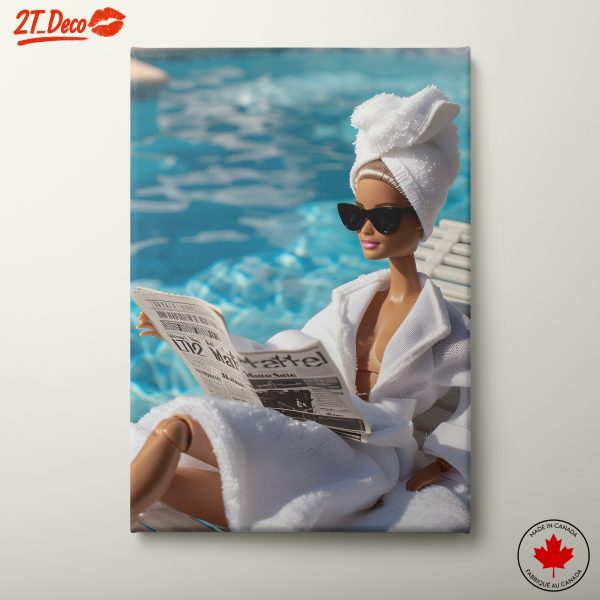 Barbie Relaxing by the Pool