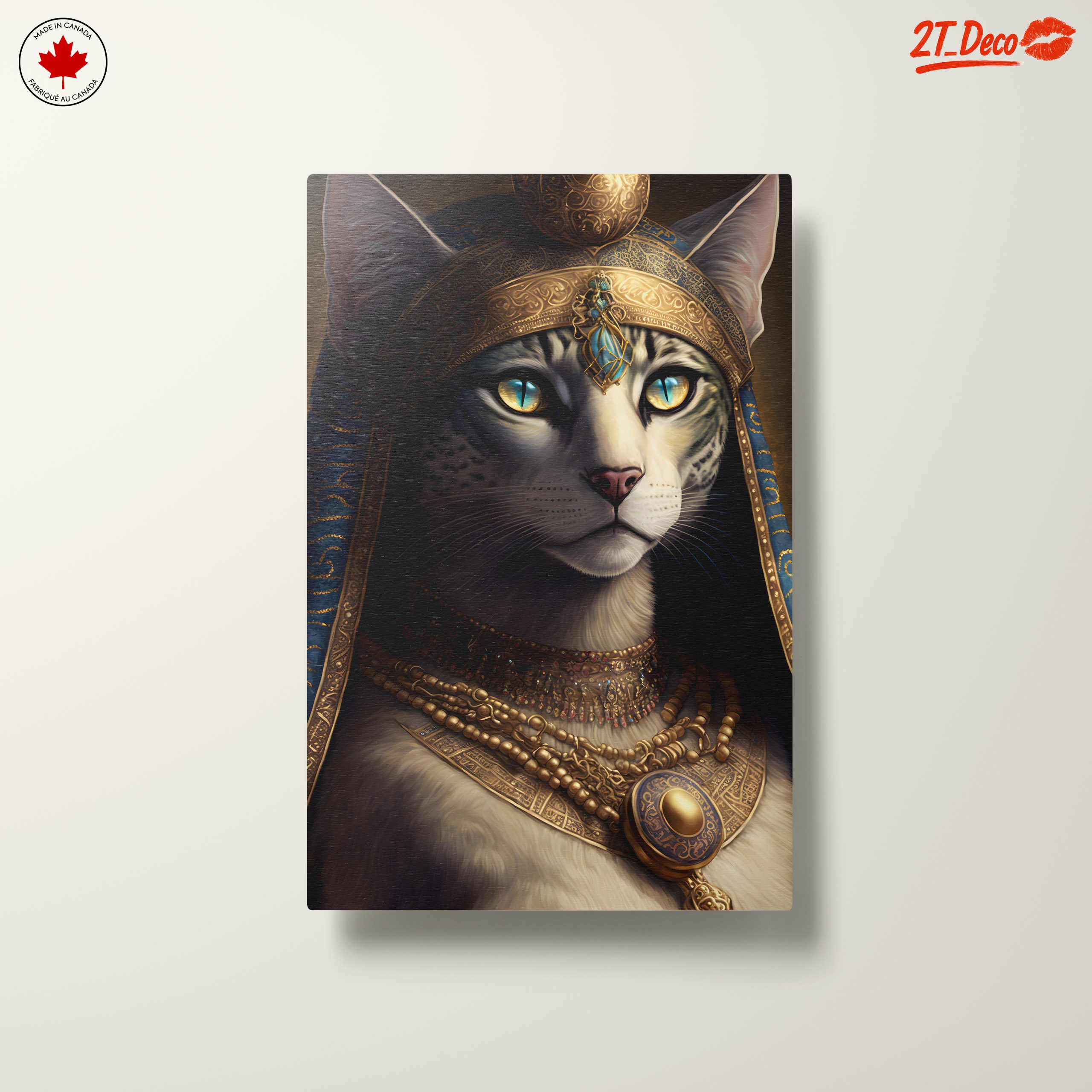 Stunning Ancient Egyptian Cat Art - Image 10