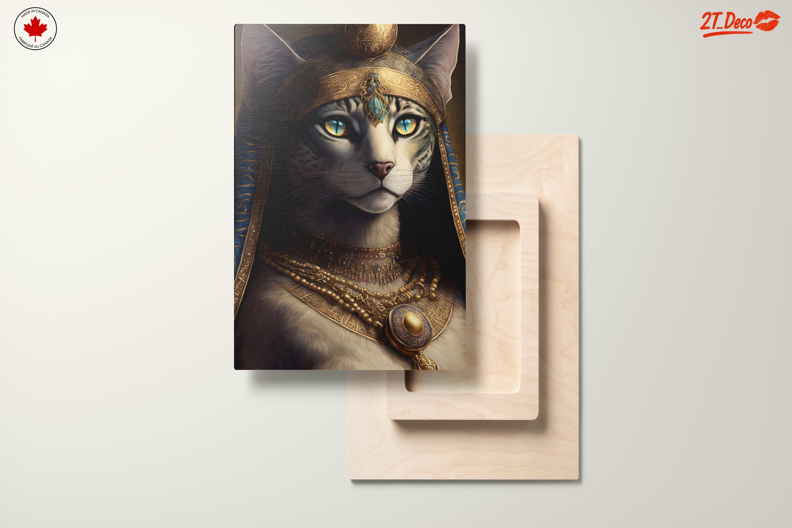 Stunning Ancient Egyptian Cat Art - Image 11