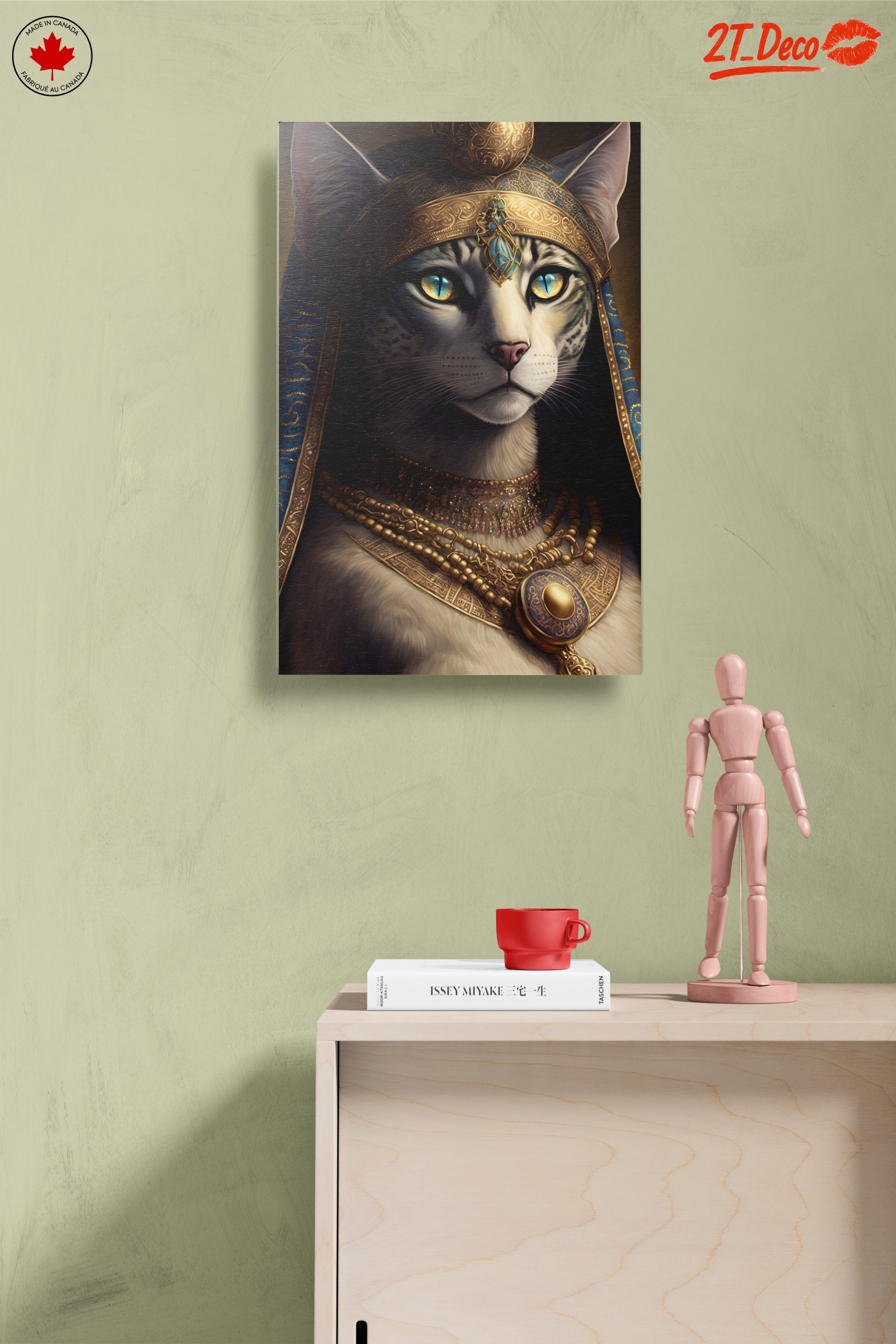 Stunning Ancient Egyptian Cat Art - Image 14