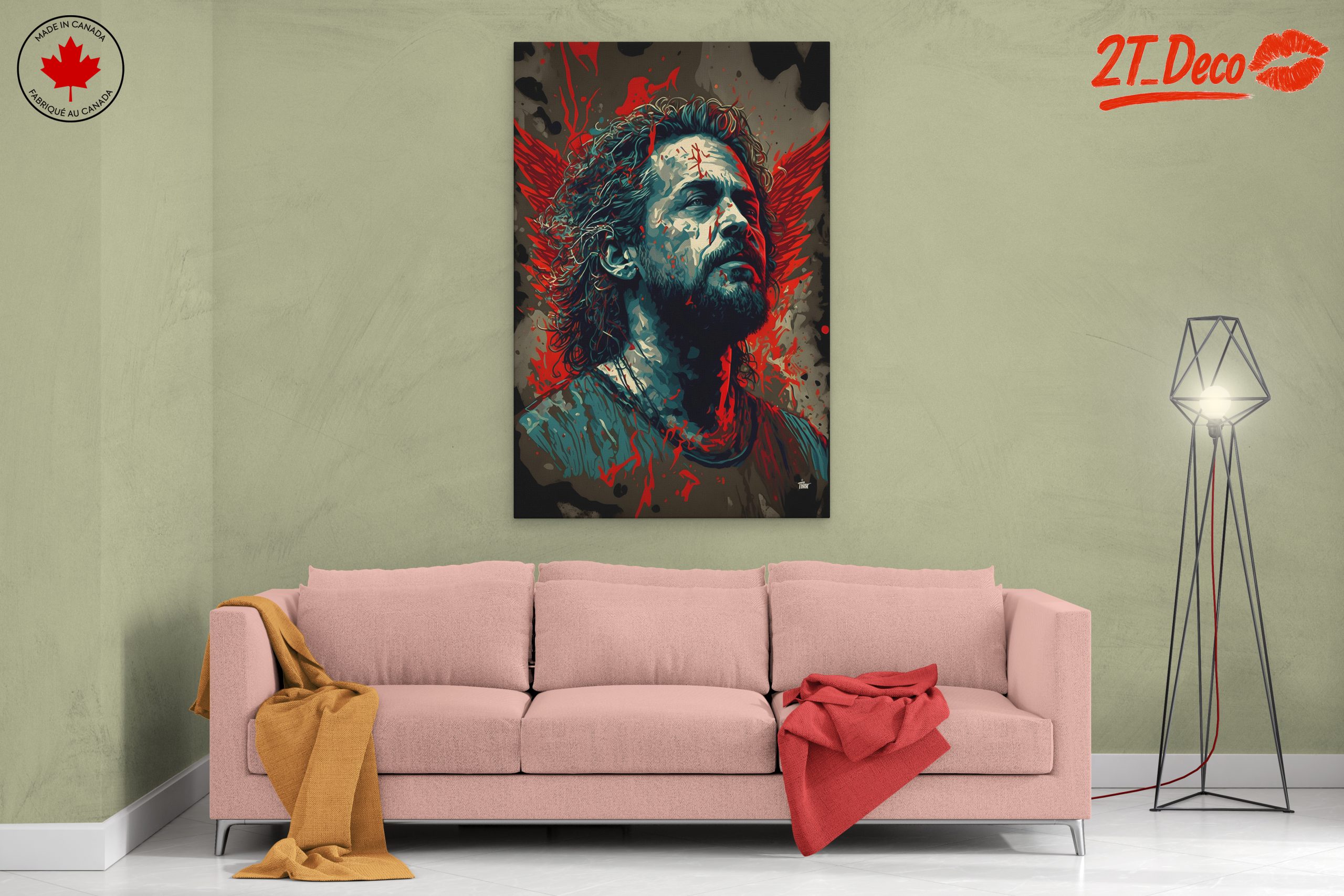 Vibrant Contemporary Portrait of a Character - Image 2