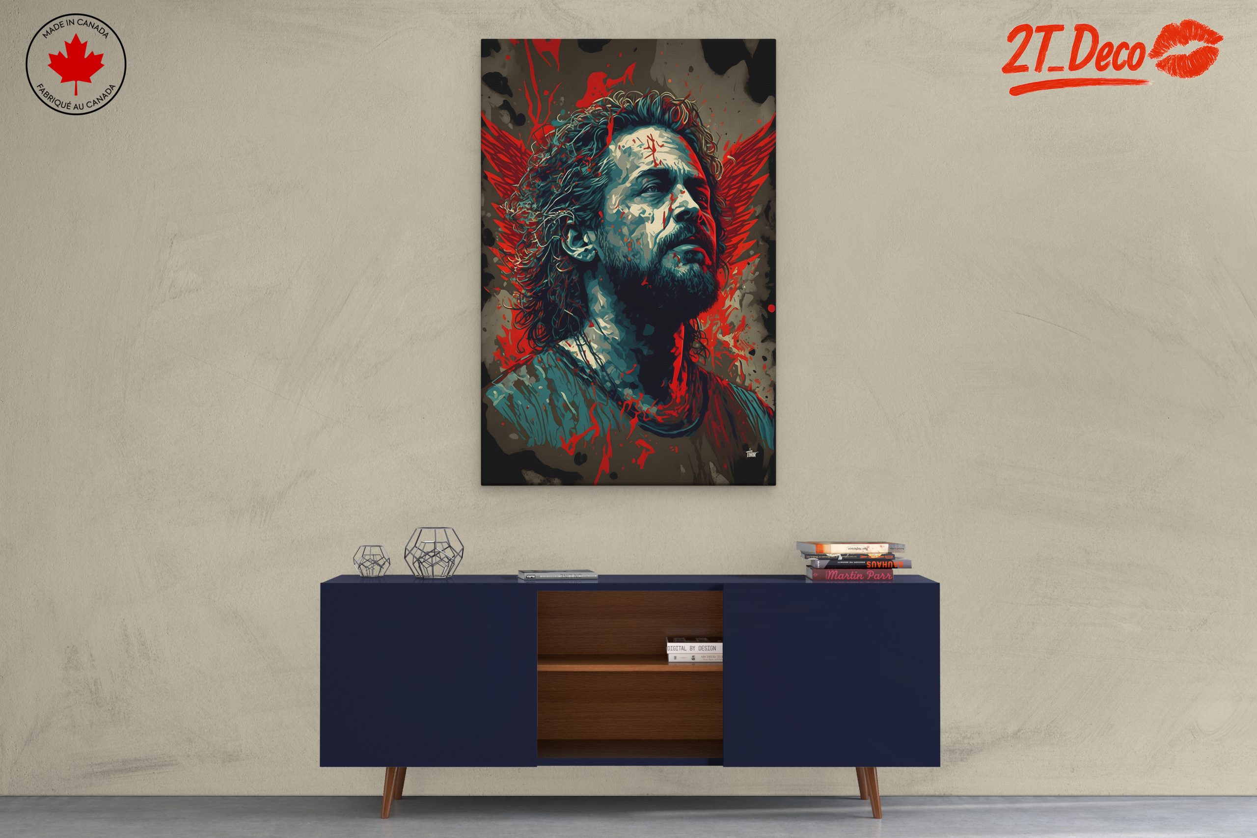 Vibrant Contemporary Portrait of a Character - Image 3