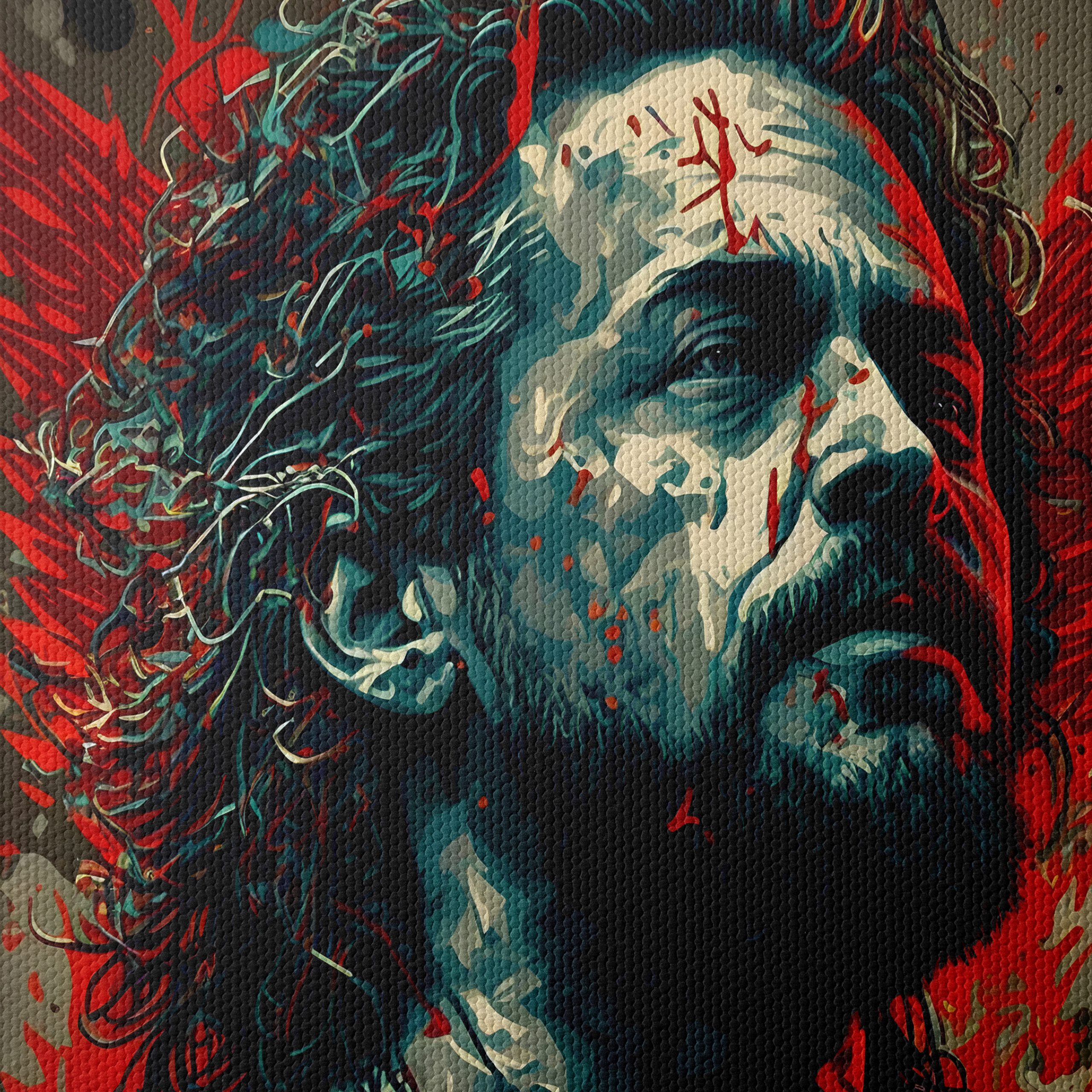 Vibrant Contemporary Portrait of a Character - Image 4