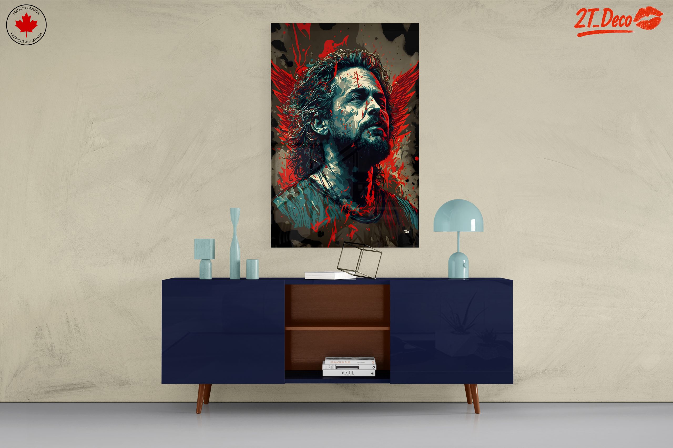Vibrant Contemporary Portrait of a Character - Image 8