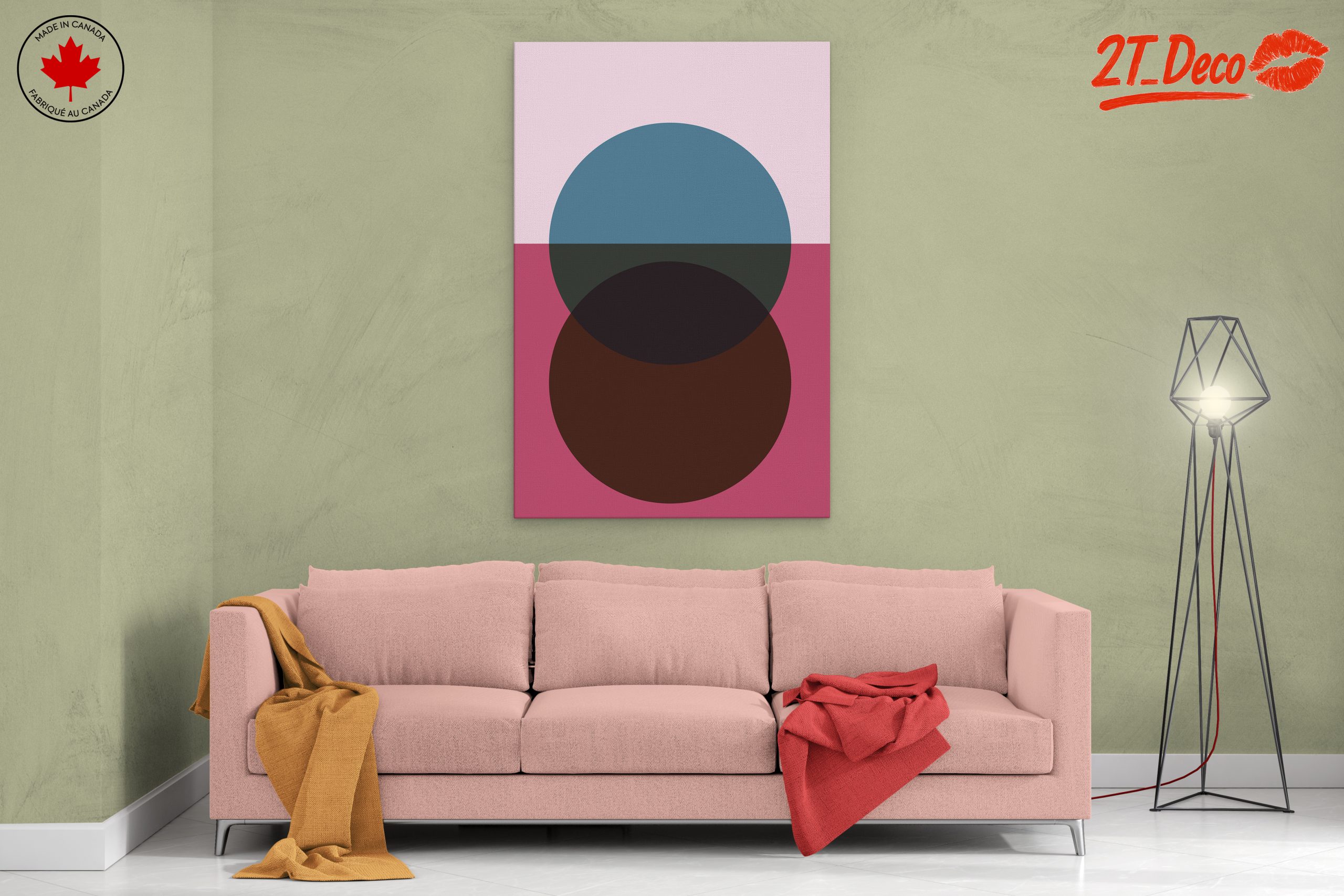 Modern Geometric Abstract Art Design 3 - Image 2