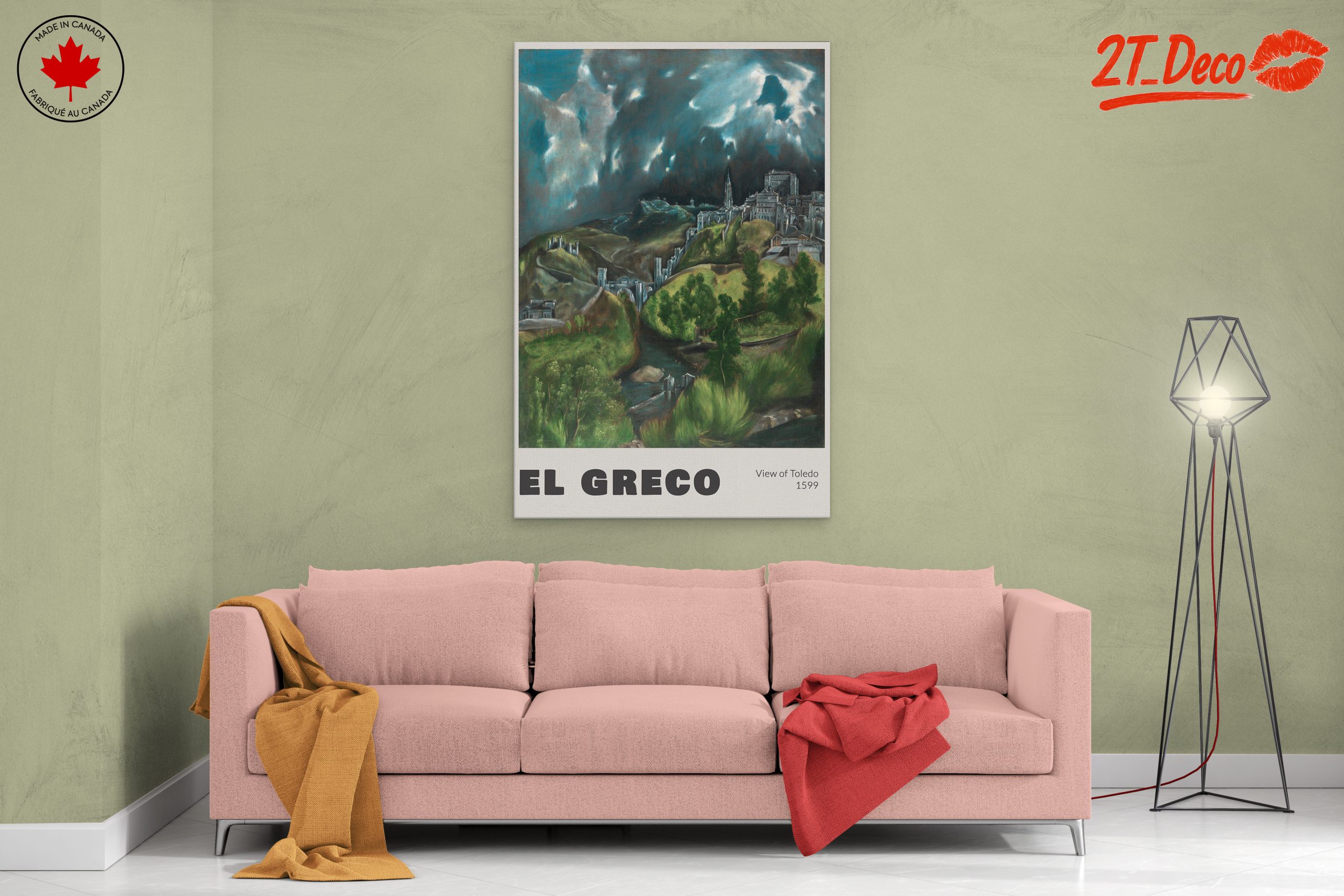 View of Toledo by El Greco - Image 2