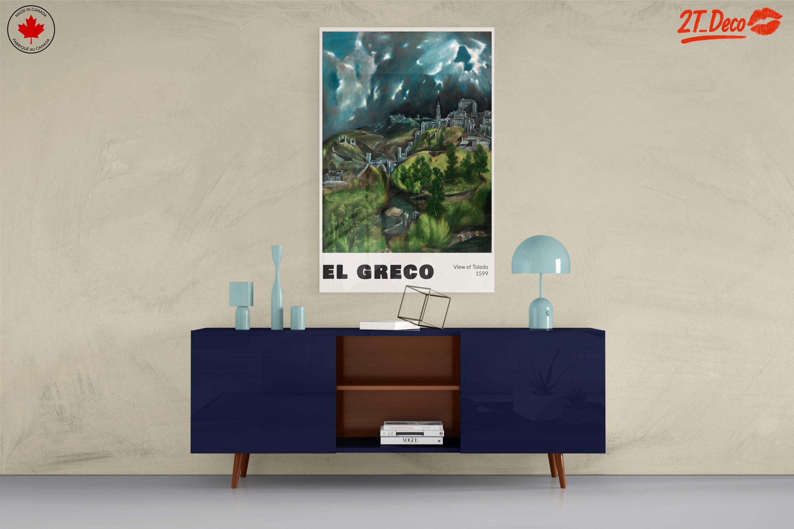 View of Toledo by El Greco - Image 8
