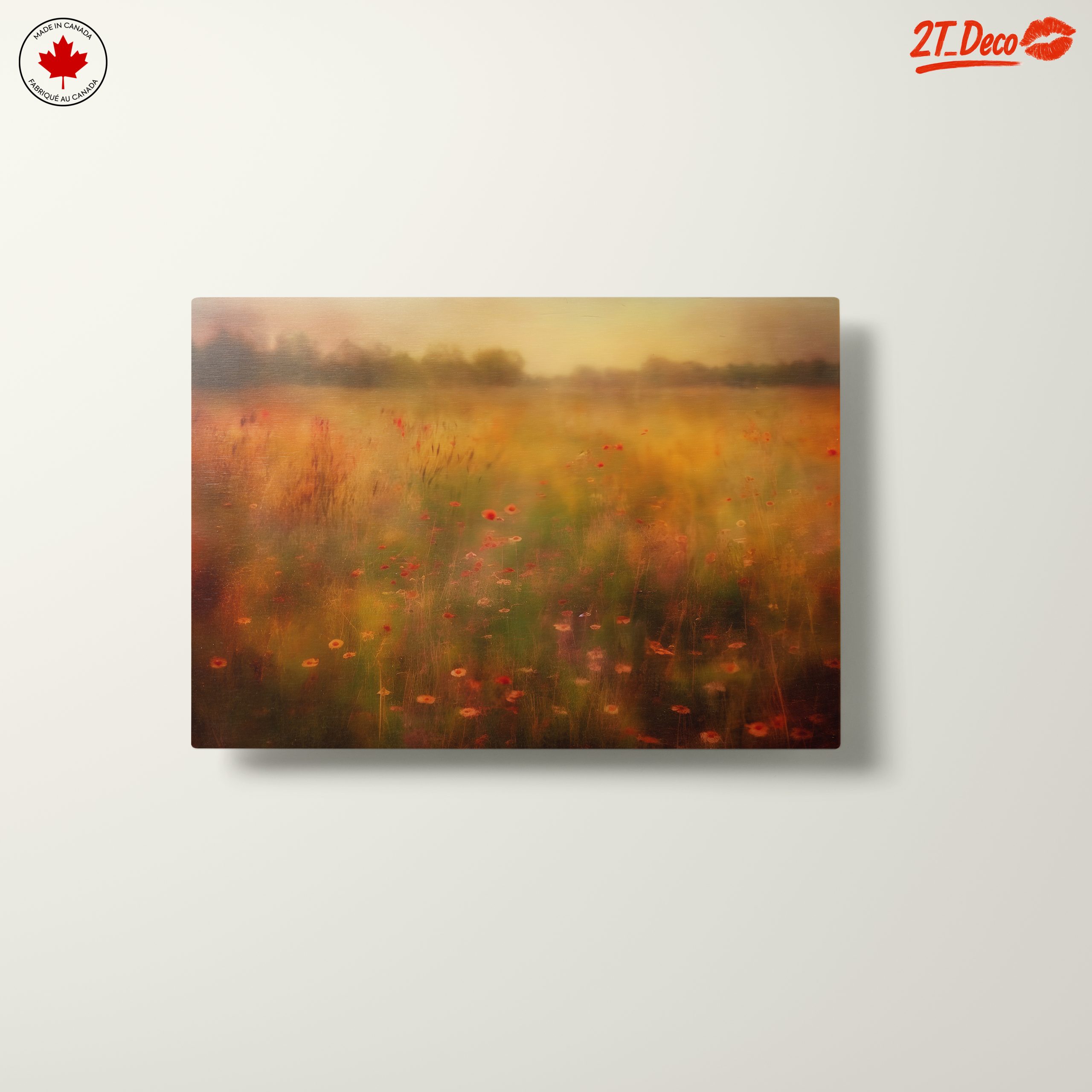 Soft Floral Landscape with Warm Hues - Image 10