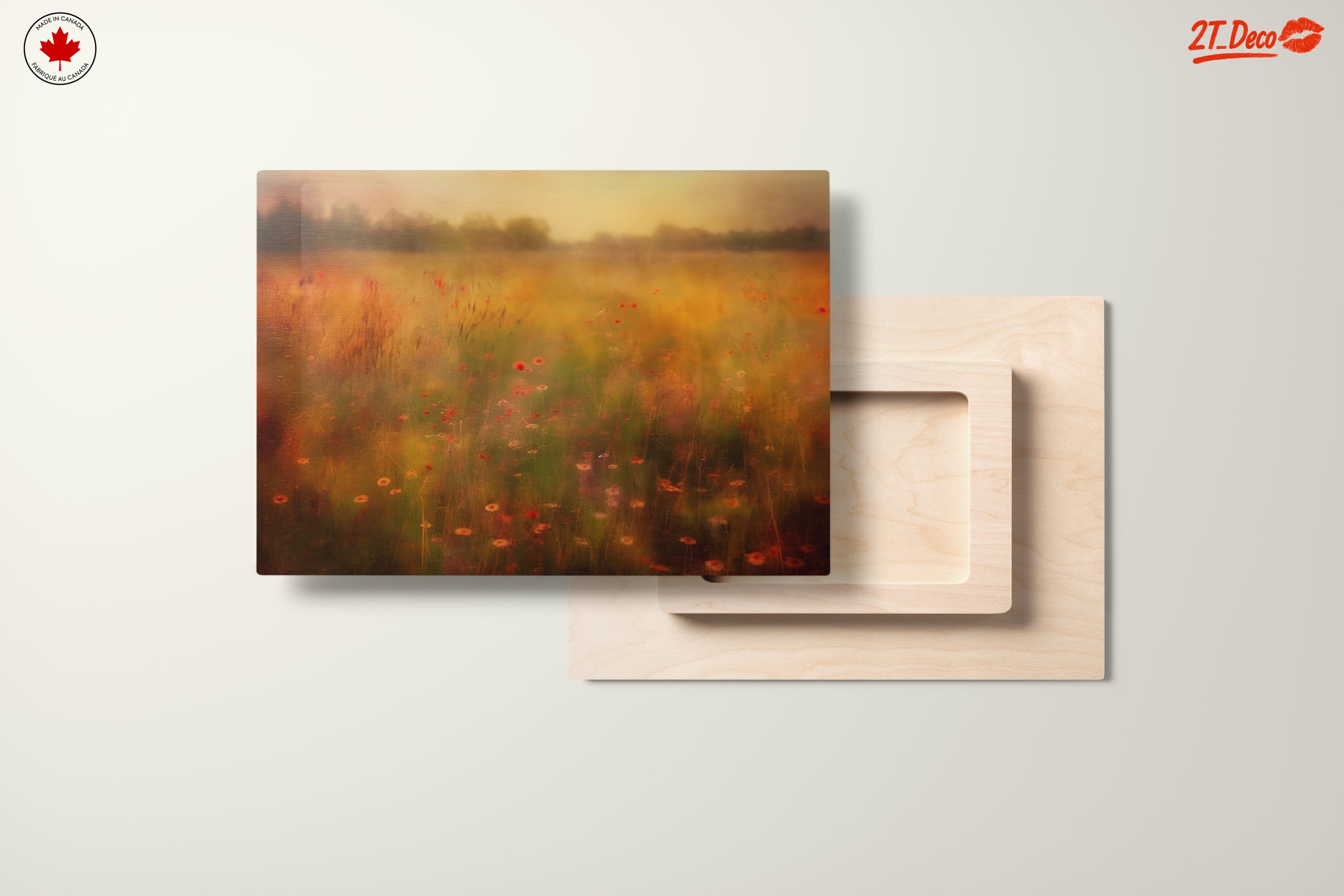 Soft Floral Landscape with Warm Hues - Image 11