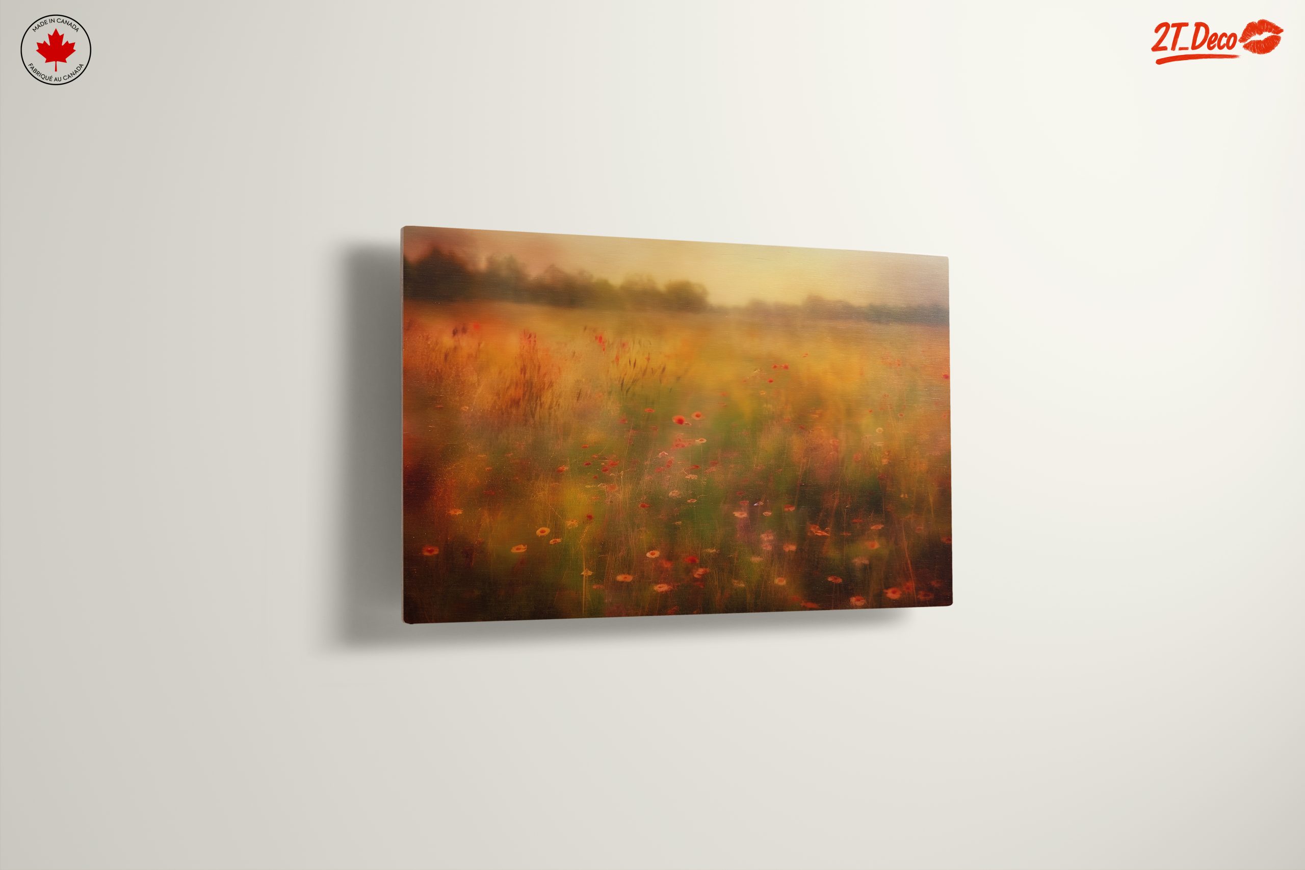 Soft Floral Landscape with Warm Hues - Image 13