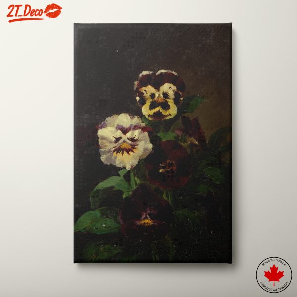 Beautiful Pansy Flower Art for Home Decor