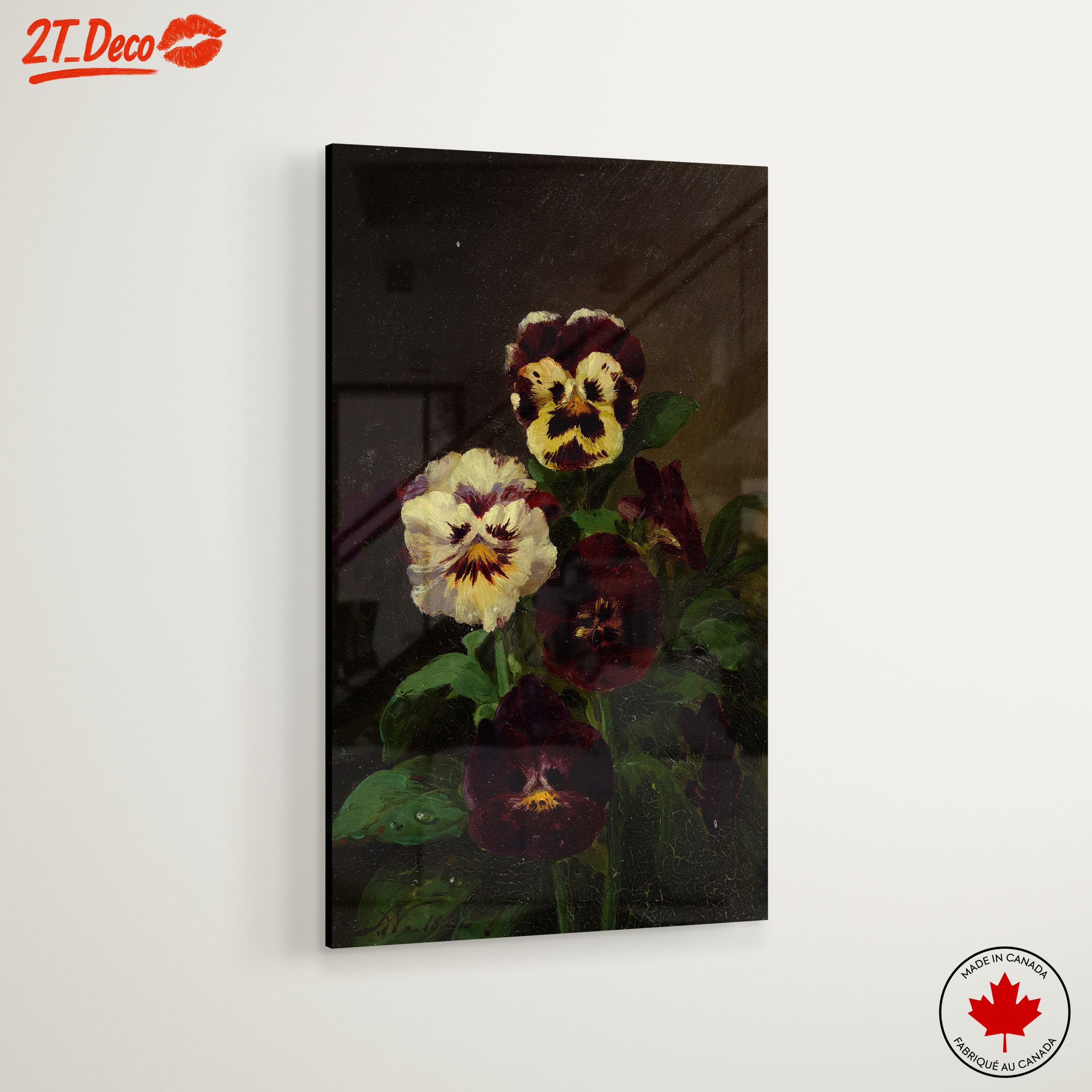 Beautiful Pansy Flower Art for Home Decor - Image 6