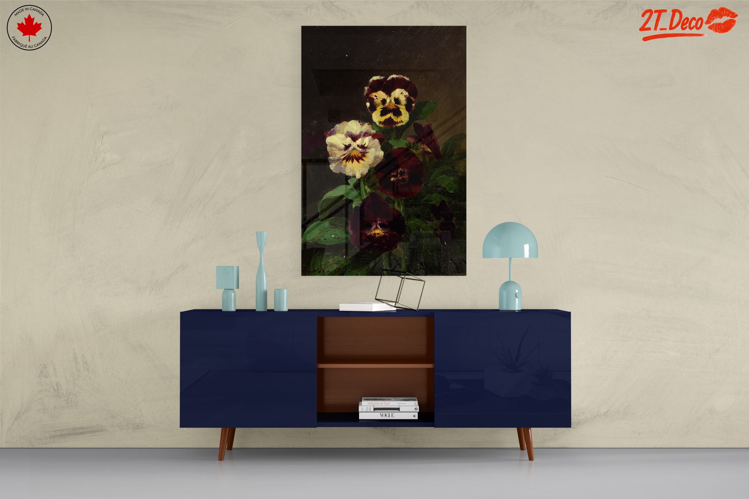Beautiful Pansy Flower Art for Home Decor - Image 8