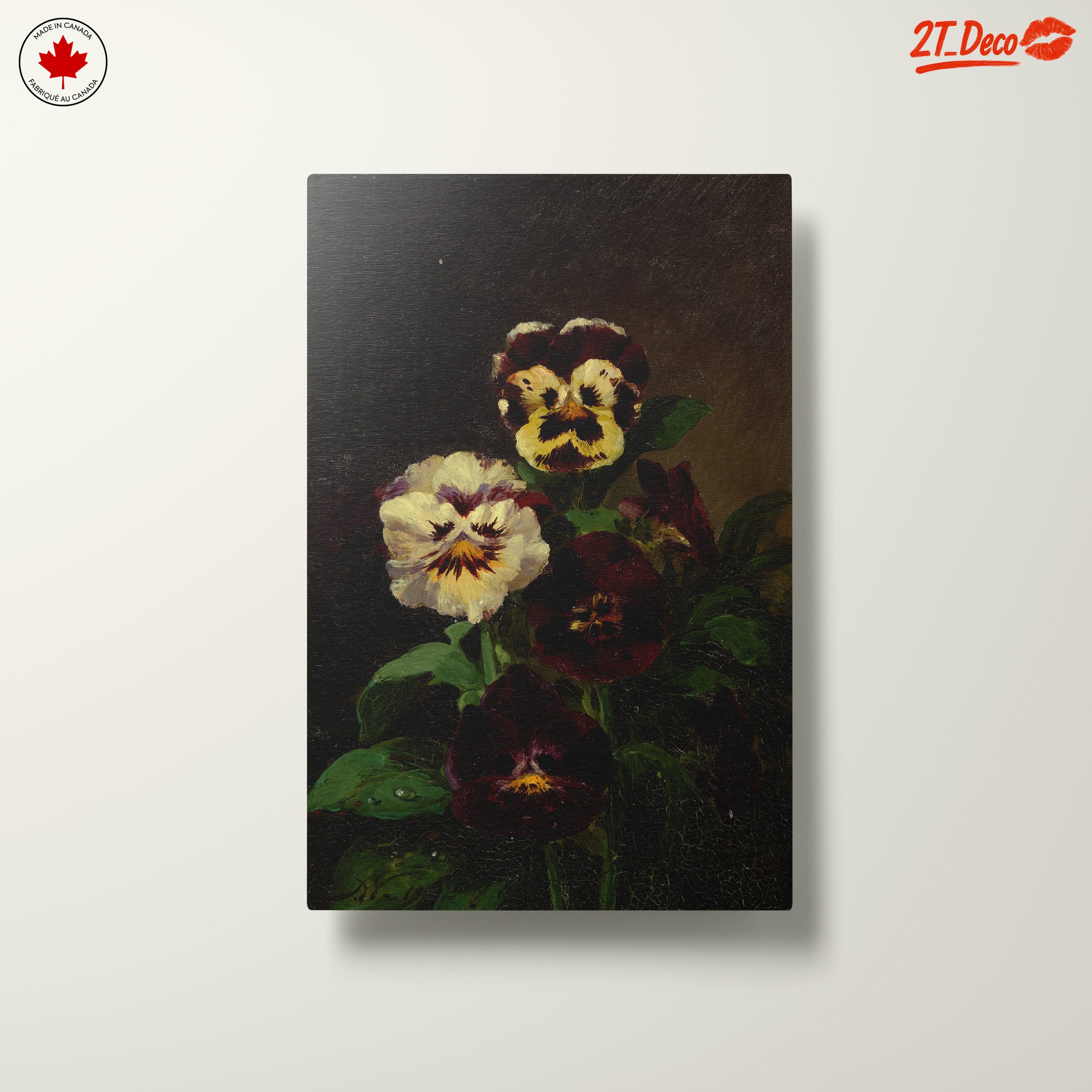 Beautiful Pansy Flower Art for Home Decor - Image 10