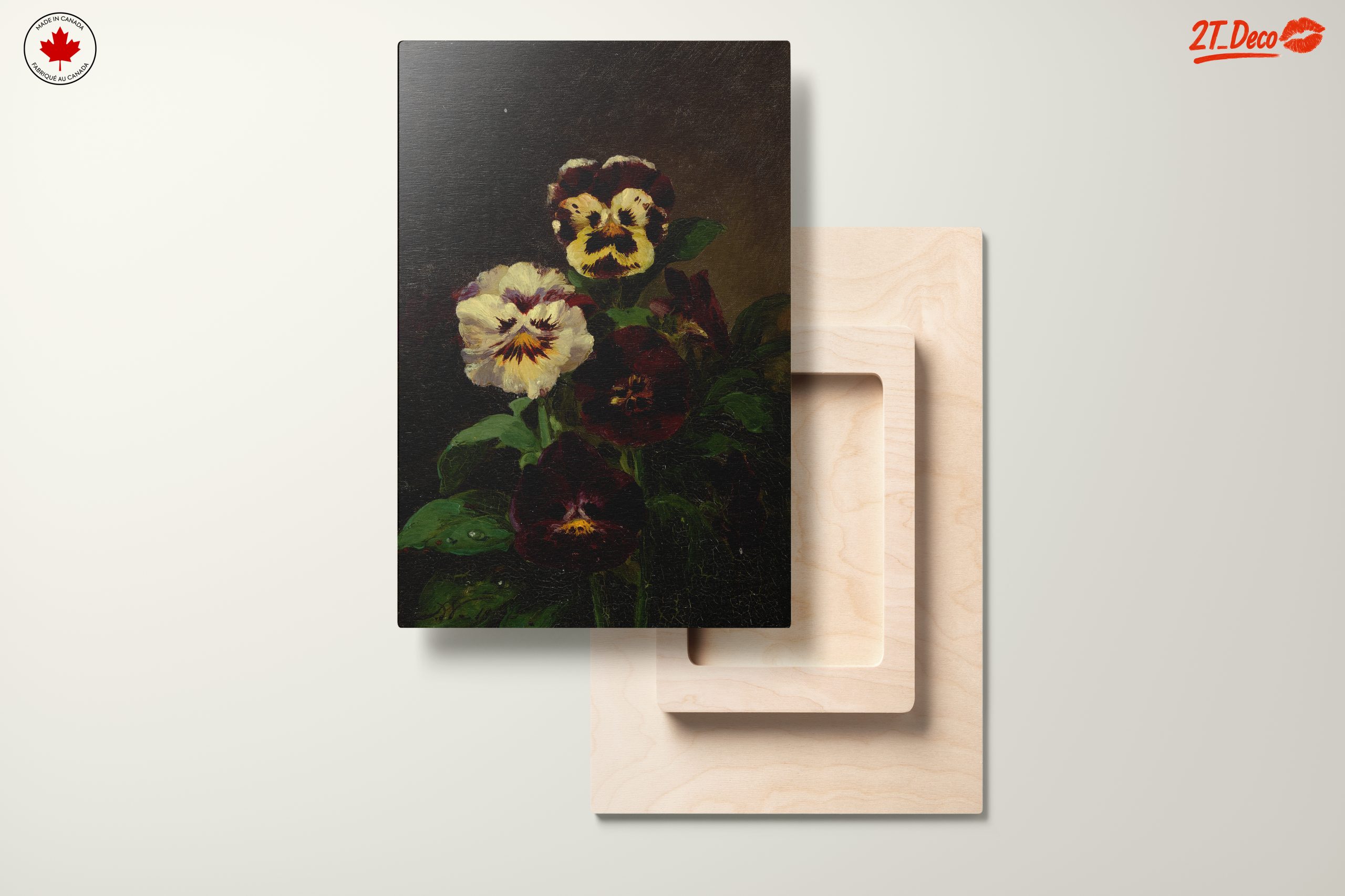 Beautiful Pansy Flower Art for Home Decor - Image 11