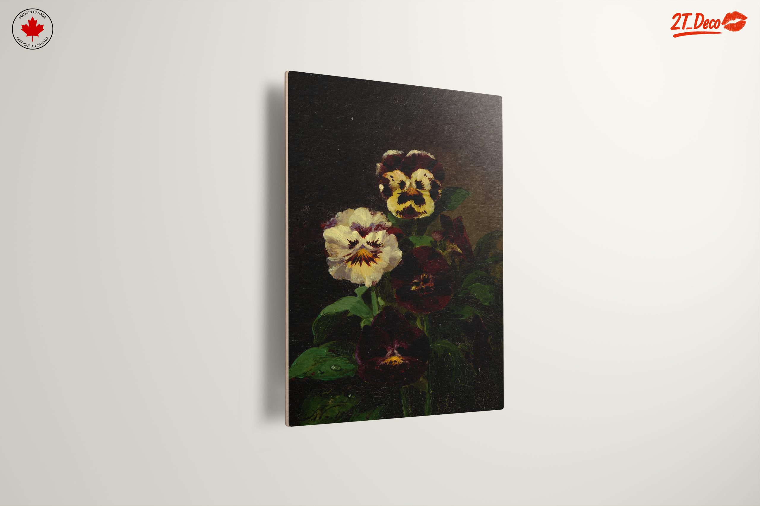 Beautiful Pansy Flower Art for Home Decor - Image 13