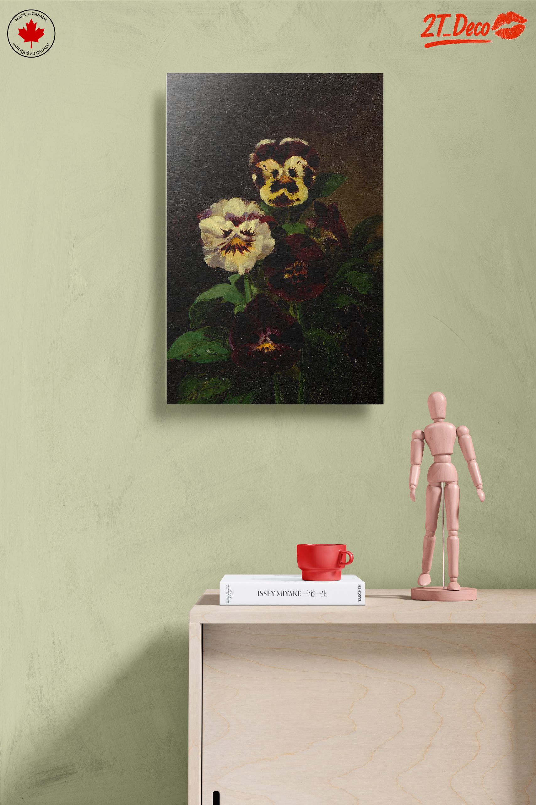 Beautiful Pansy Flower Art for Home Decor - Image 14