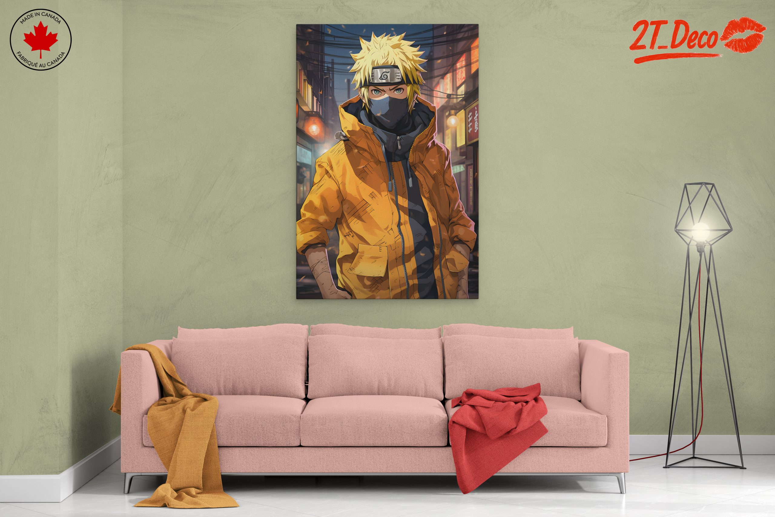 Dynamic Naruto Character in Urban Setting - Image 2