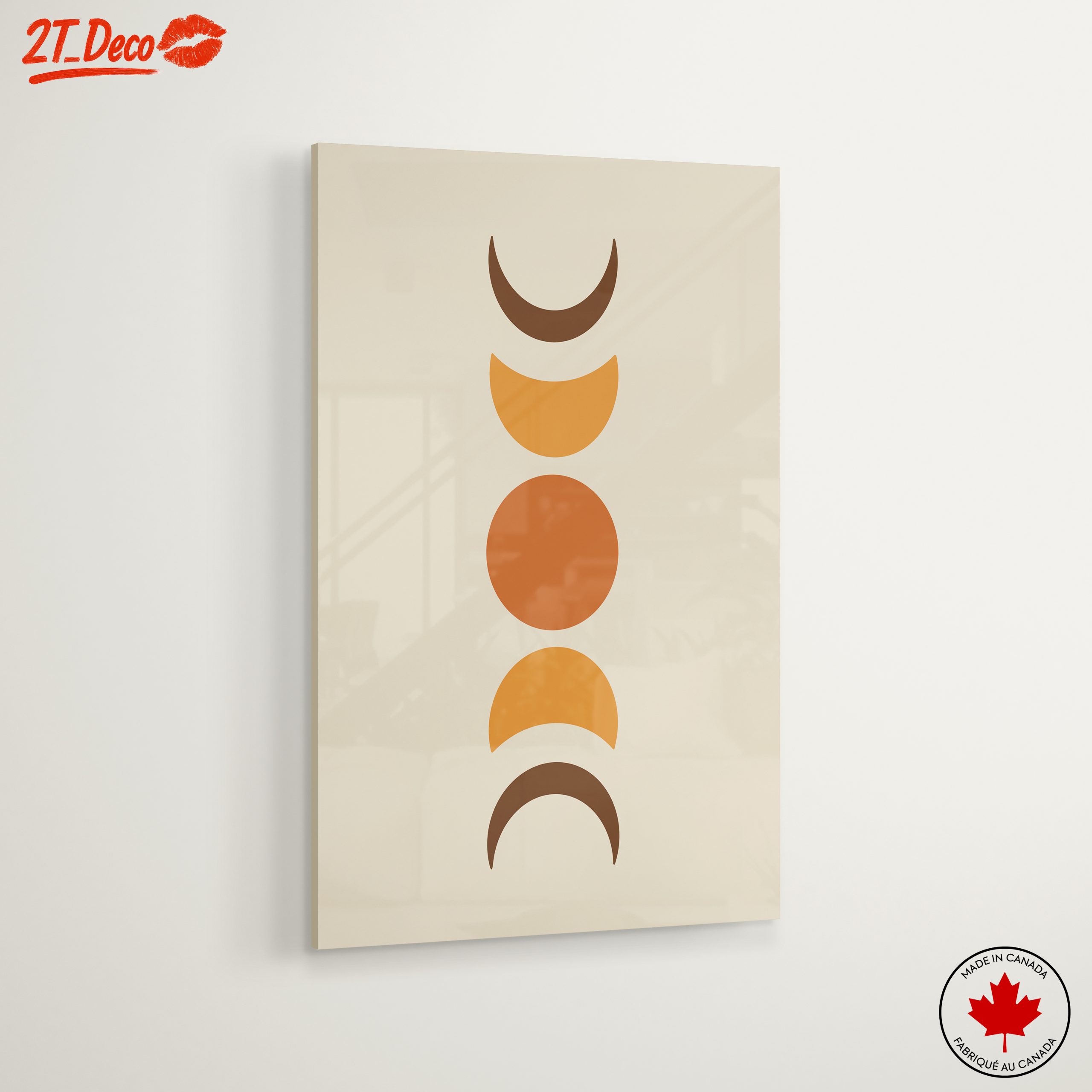 Geometric Abstract Design in Warm Colors - Image 6