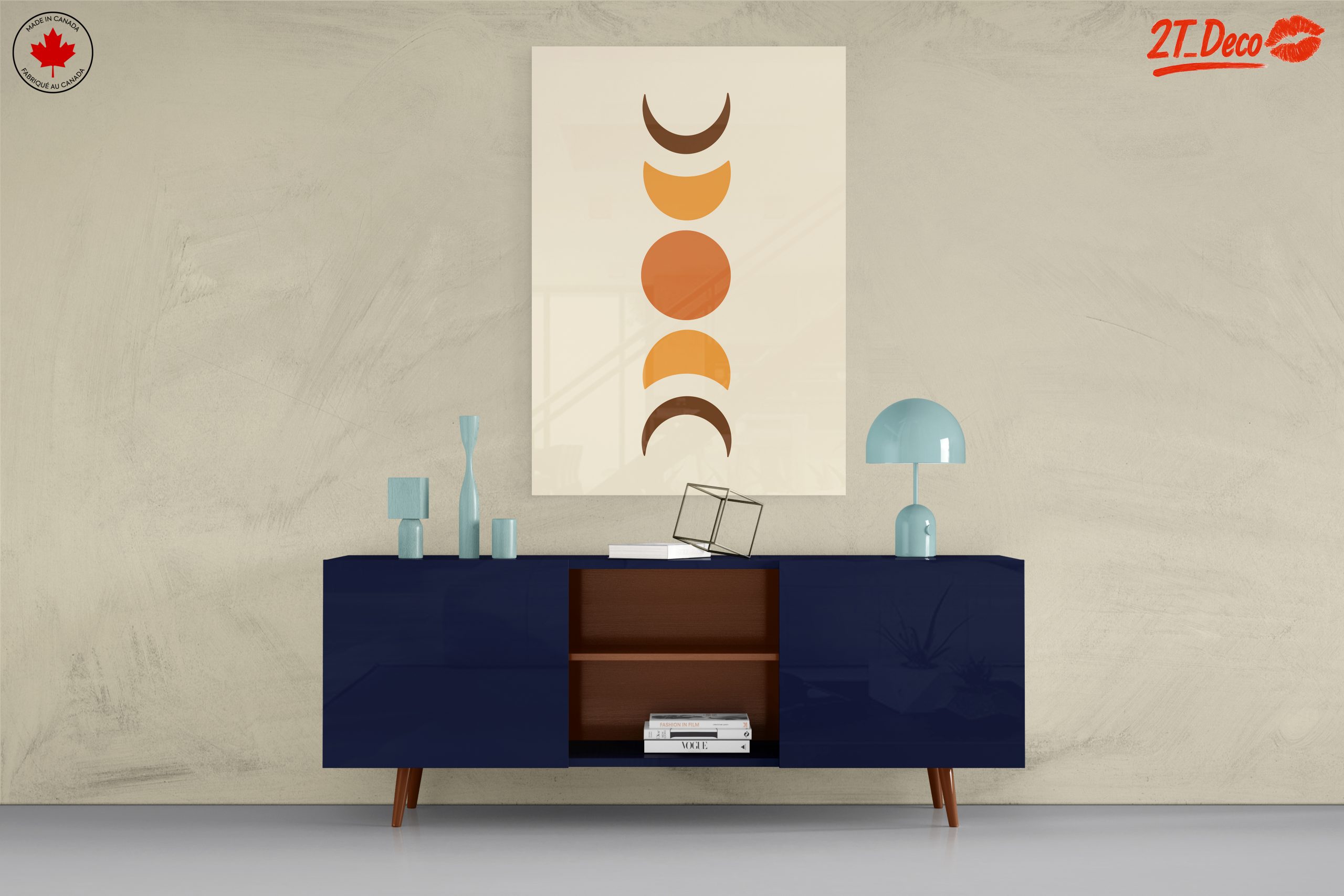 Geometric Abstract Design in Warm Colors - Image 8