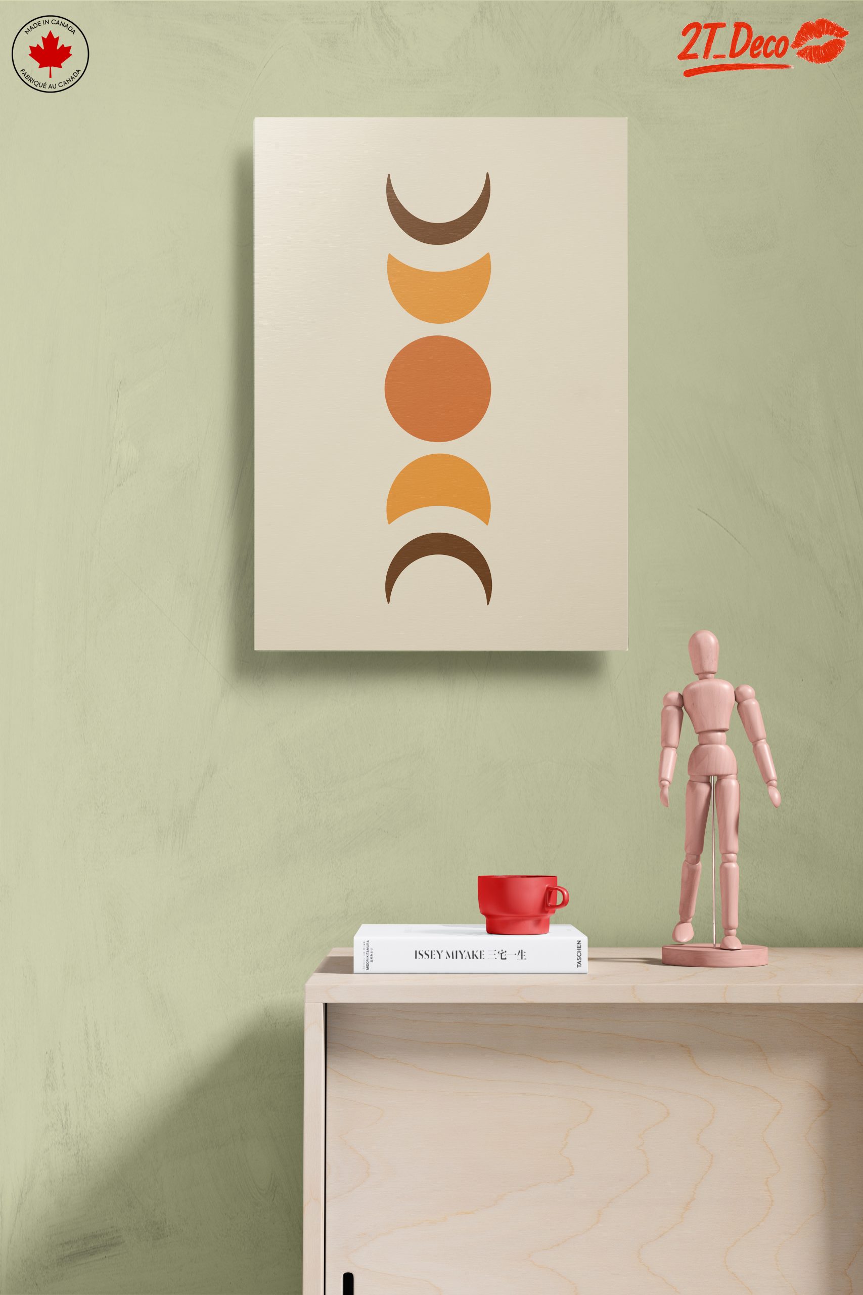 Geometric Abstract Design in Warm Colors - Image 14