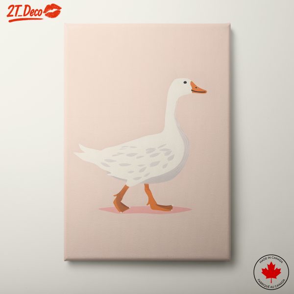 Whimsical Duck Illustration Art 2