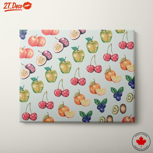 Whimsical Abstract Fruit Art
