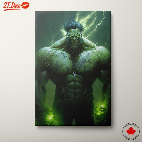 Dynamic Hulk Character Art