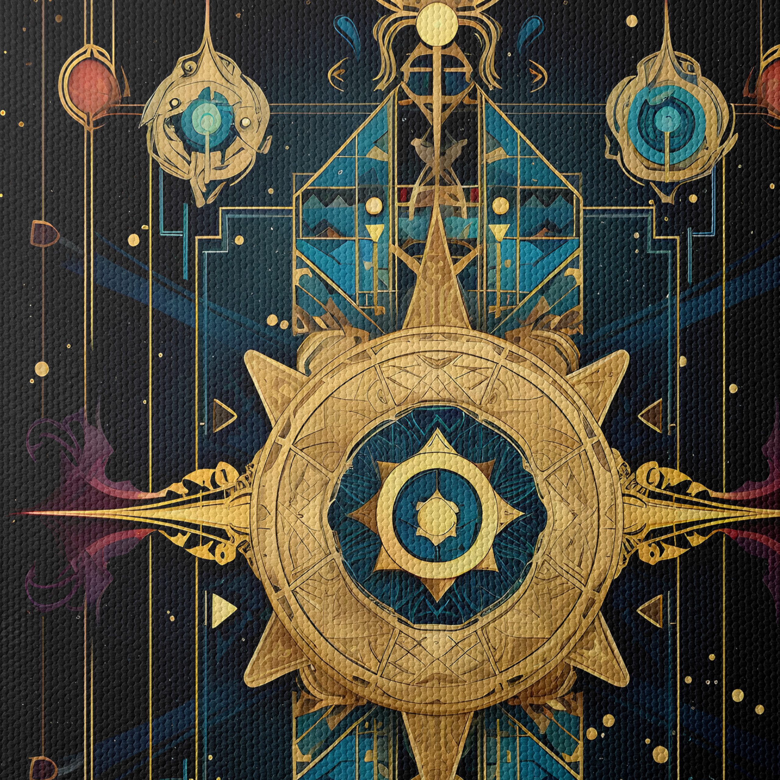 Intricate Celestial Abstract Design 3 - Image 4