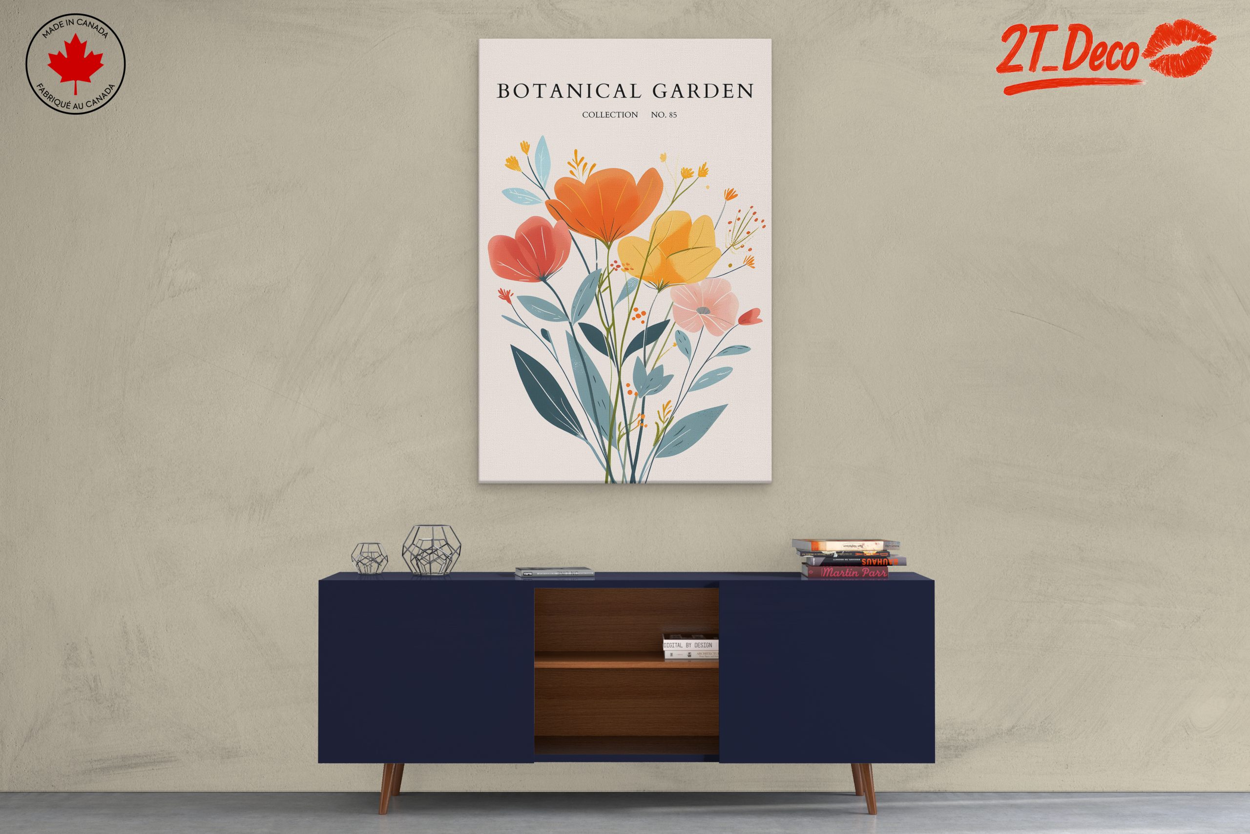 Vibrant Botanical Garden Artwork 3 - Image 3