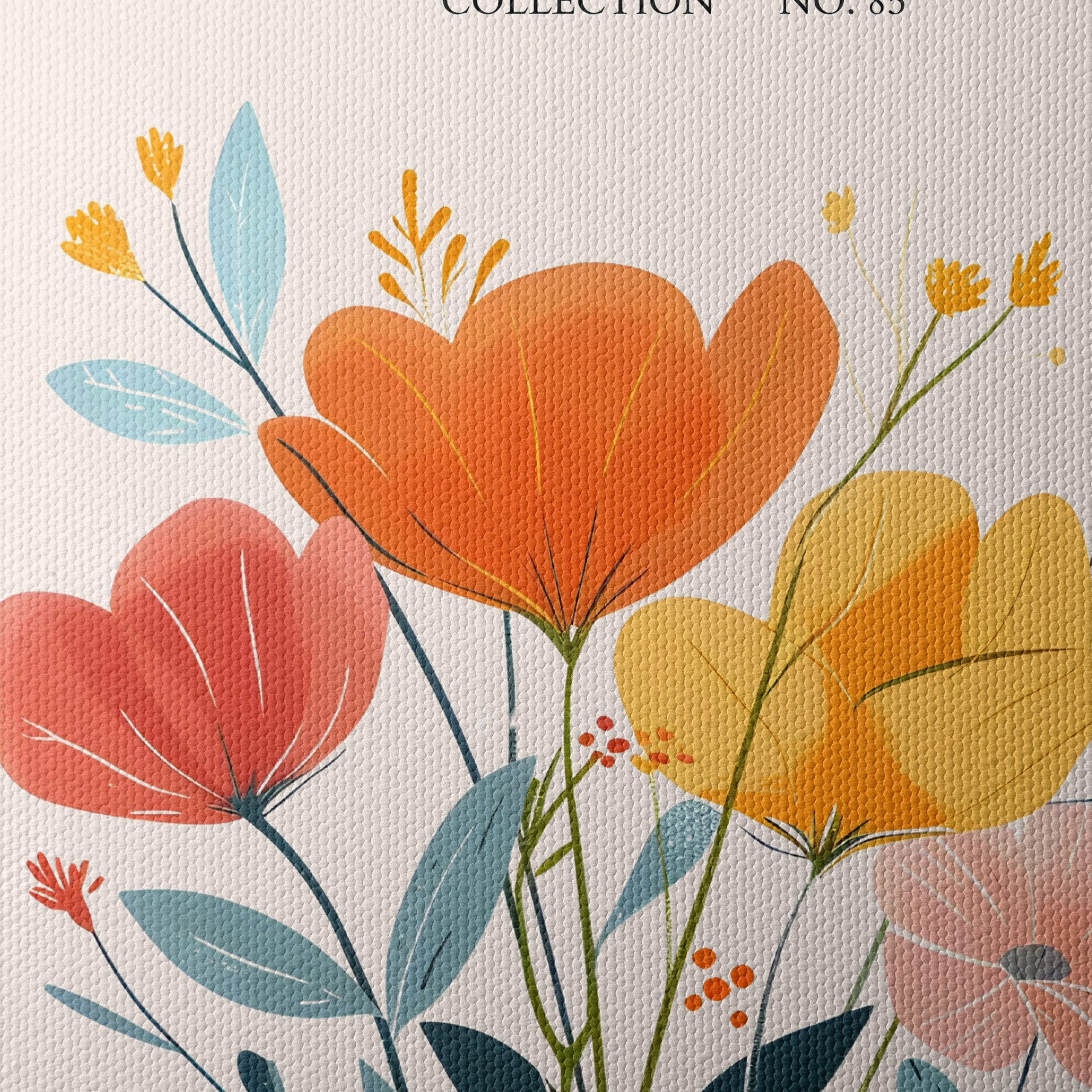 Vibrant Botanical Garden Artwork 3 - Image 4