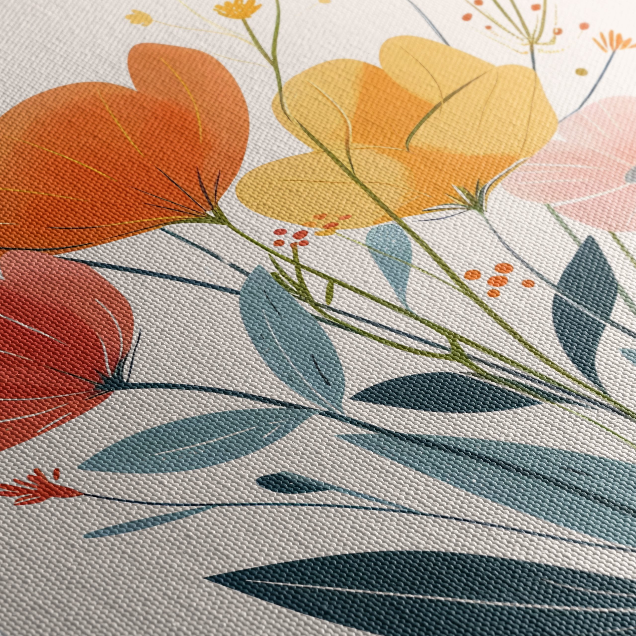 Vibrant Botanical Garden Artwork 3 - Image 5