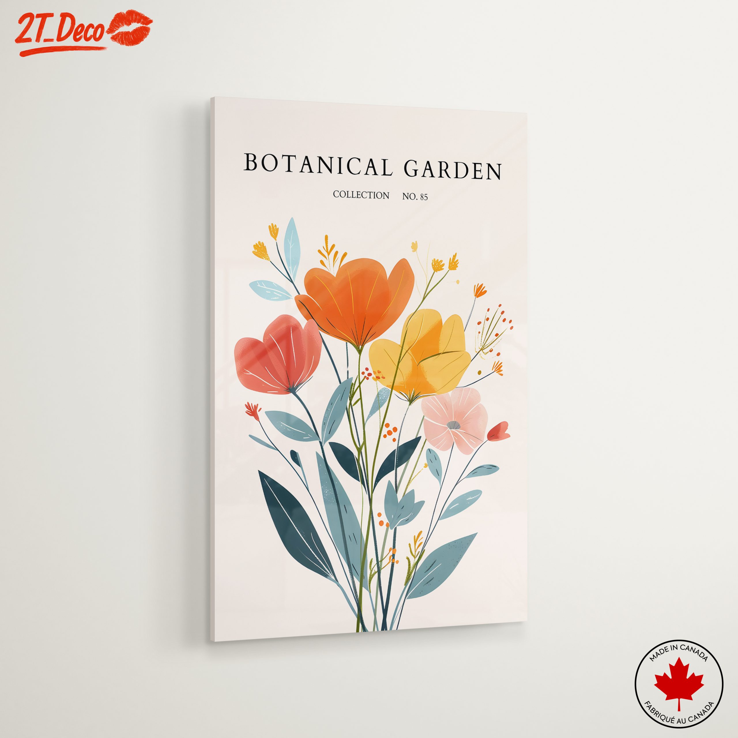 Vibrant Botanical Garden Artwork 3 - Image 6