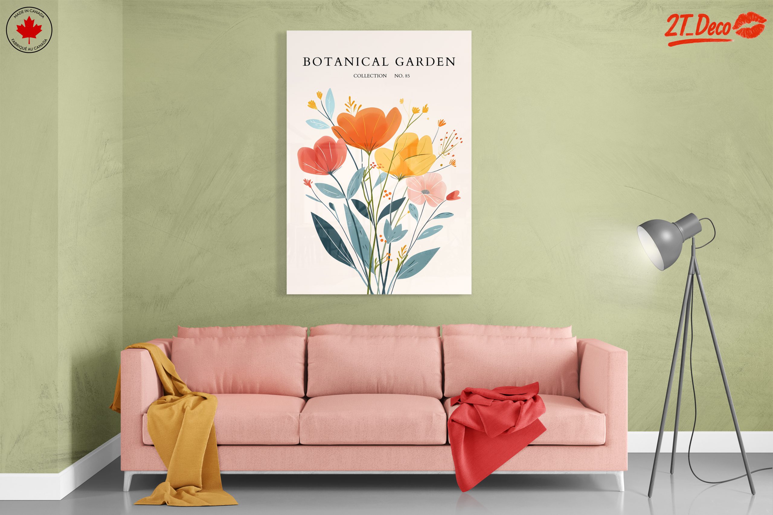 Vibrant Botanical Garden Artwork 3 - Image 7