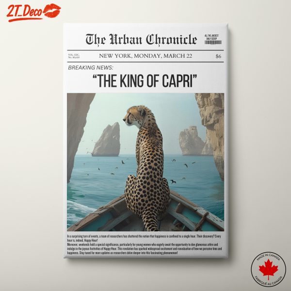 Charming Cheetah in Whimsical Setting