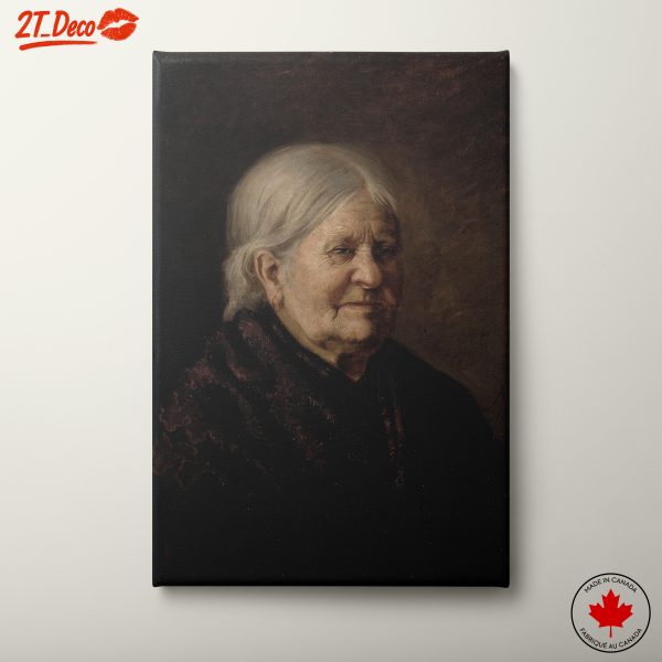 Elderly Woman Artistic Portrait