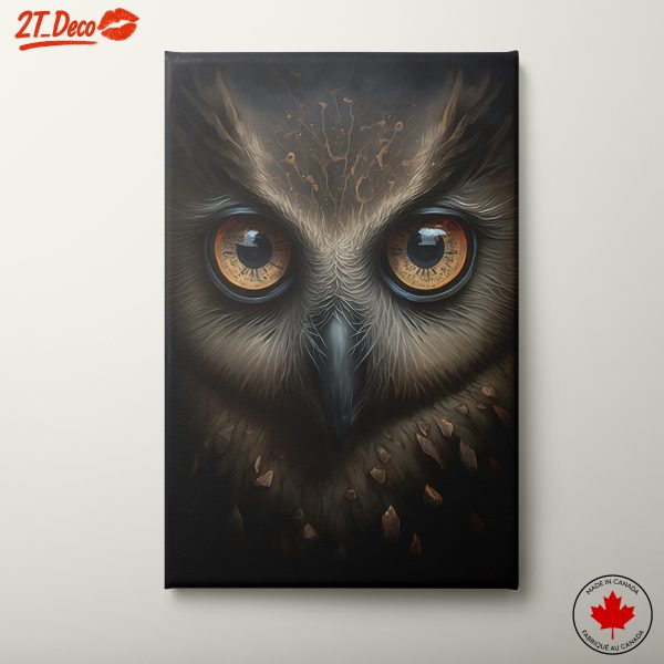 Stunning Owl Portrait with Majestic Eyes