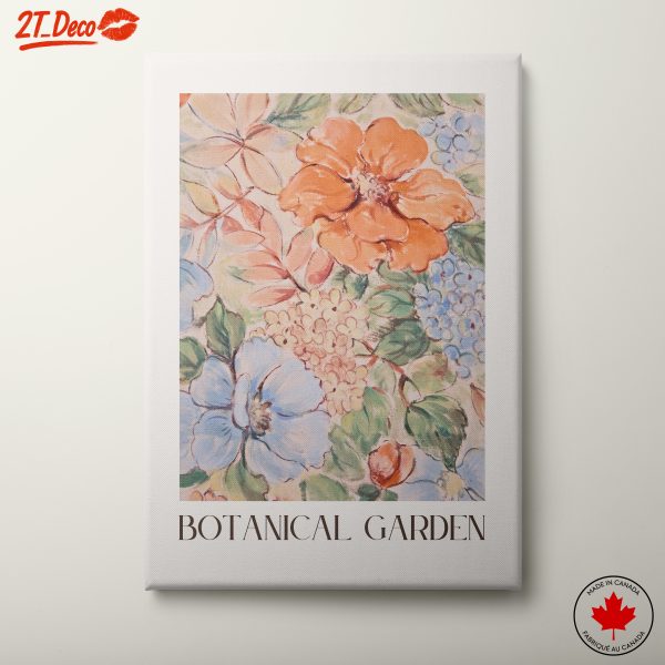 Vibrant Botanical Garden Art