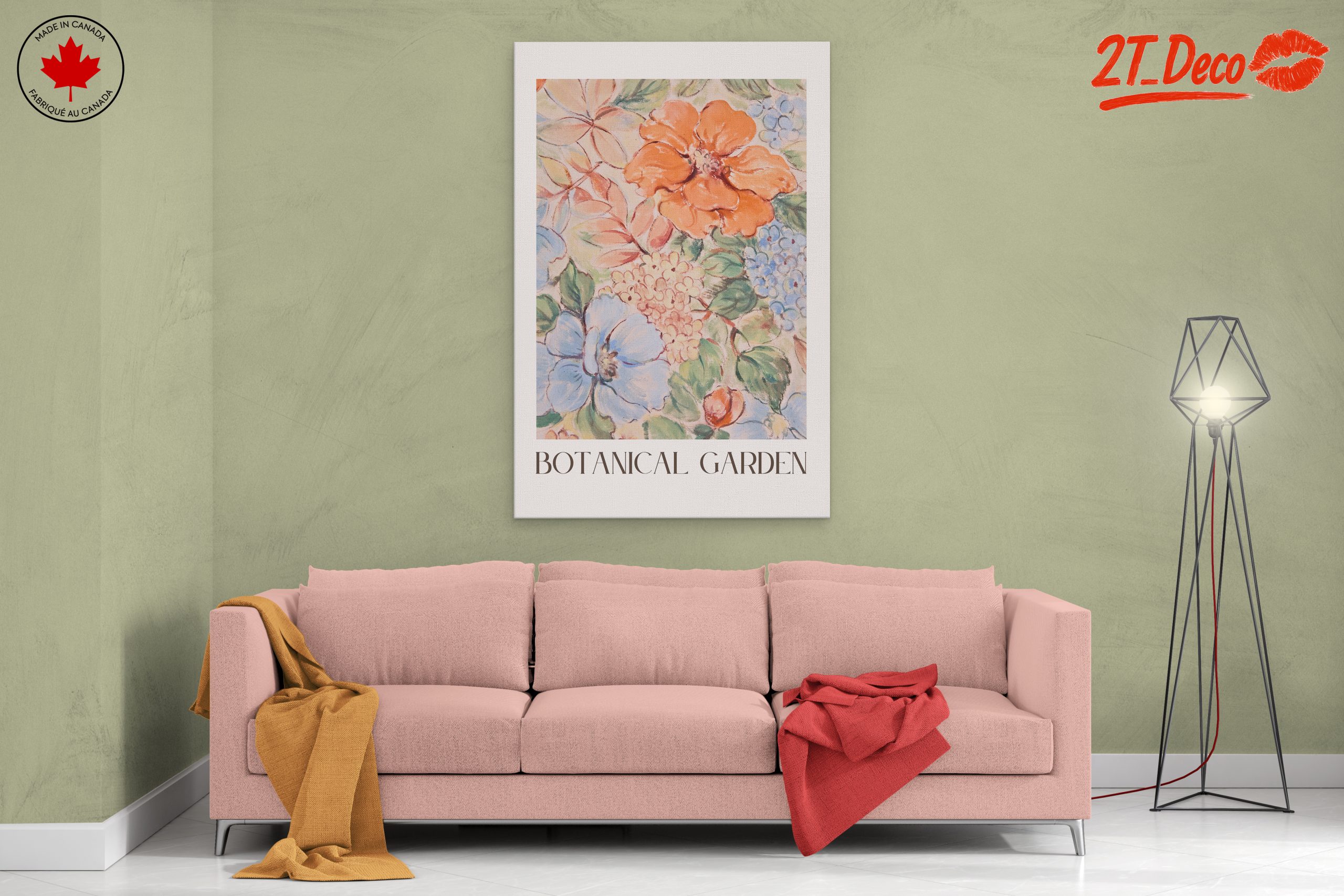 Vibrant Botanical Garden Art - Image 2