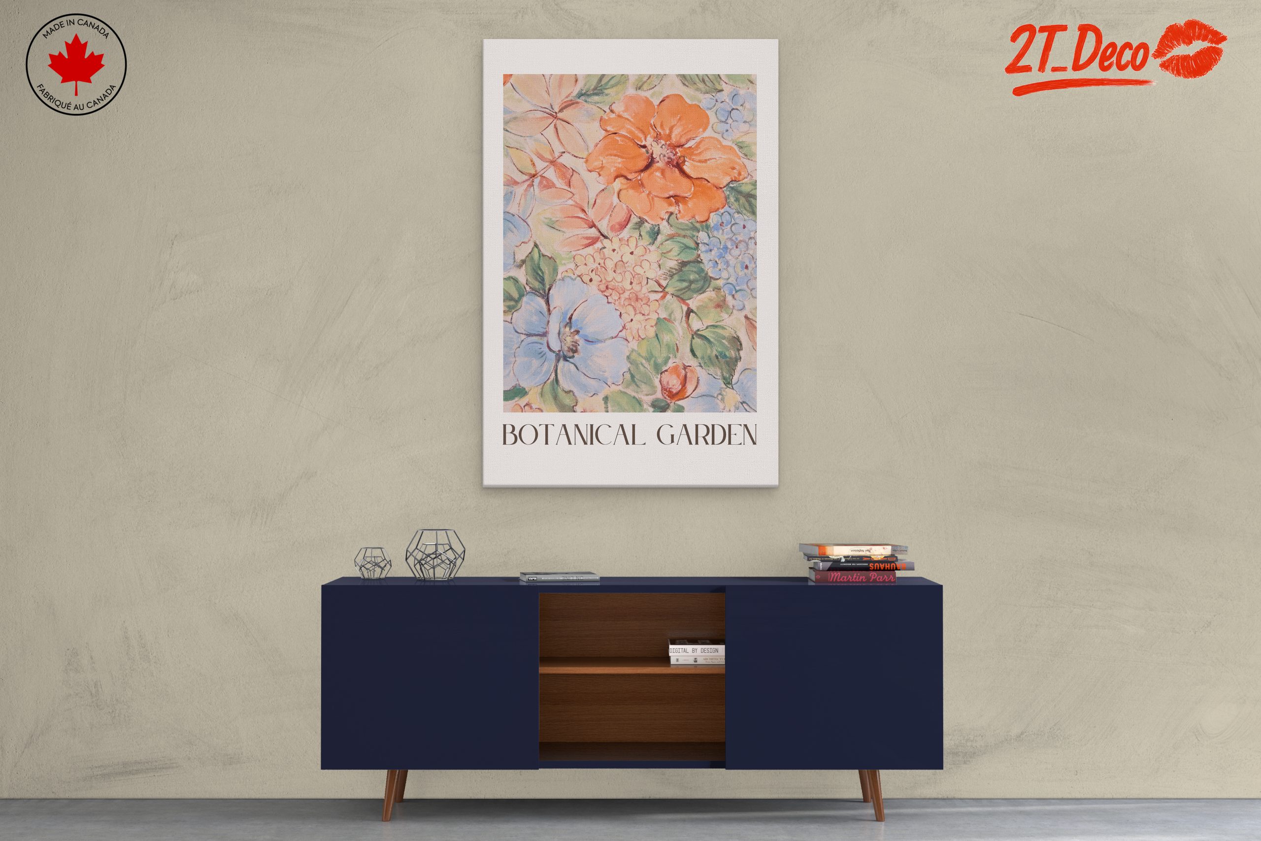 Vibrant Botanical Garden Art - Image 3