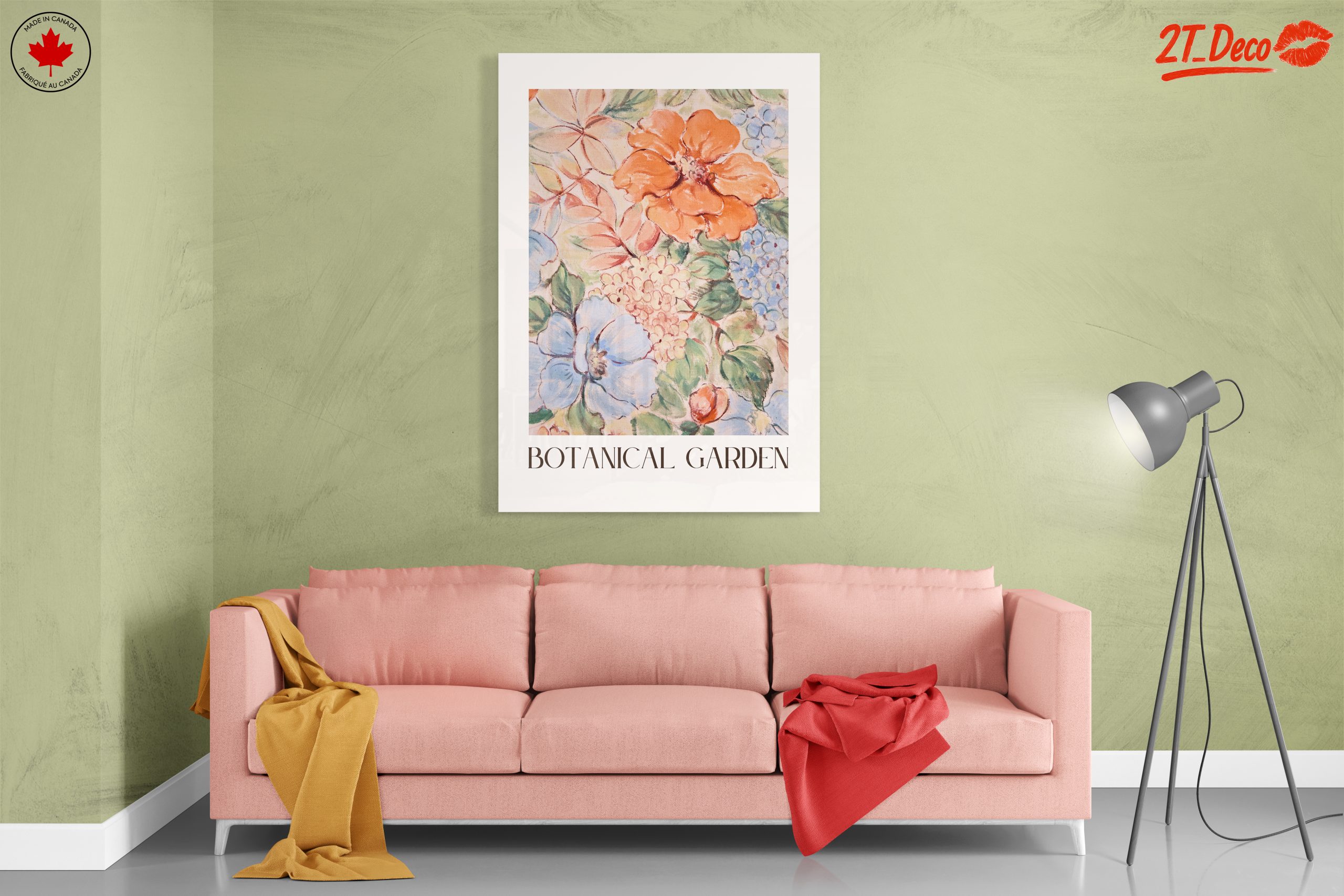 Vibrant Botanical Garden Art - Image 7