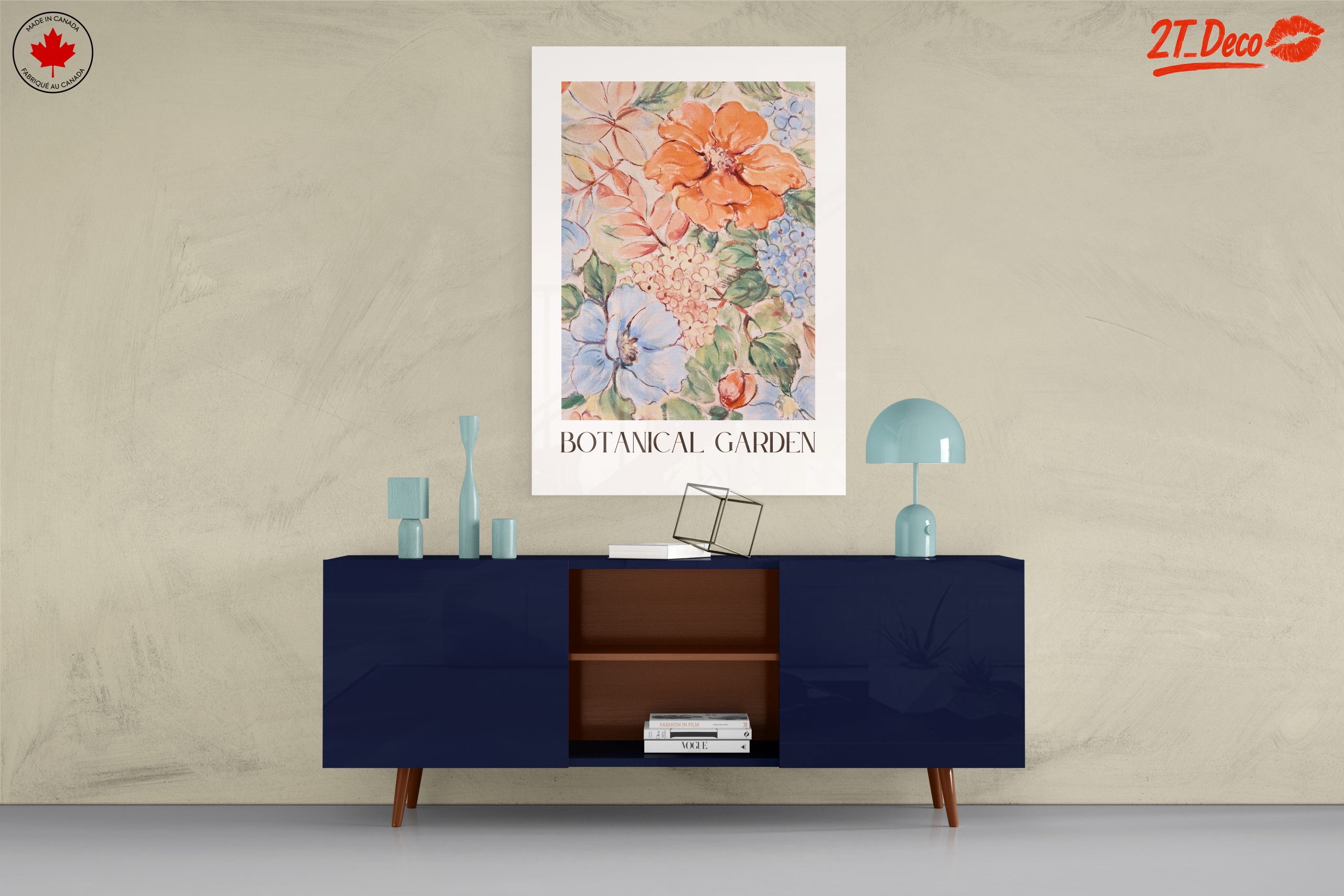 Vibrant Botanical Garden Art - Image 8