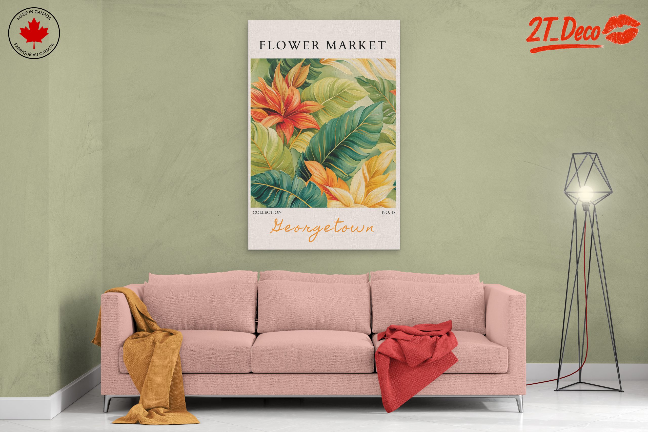 Flower Market Georgetown Art - Image 2