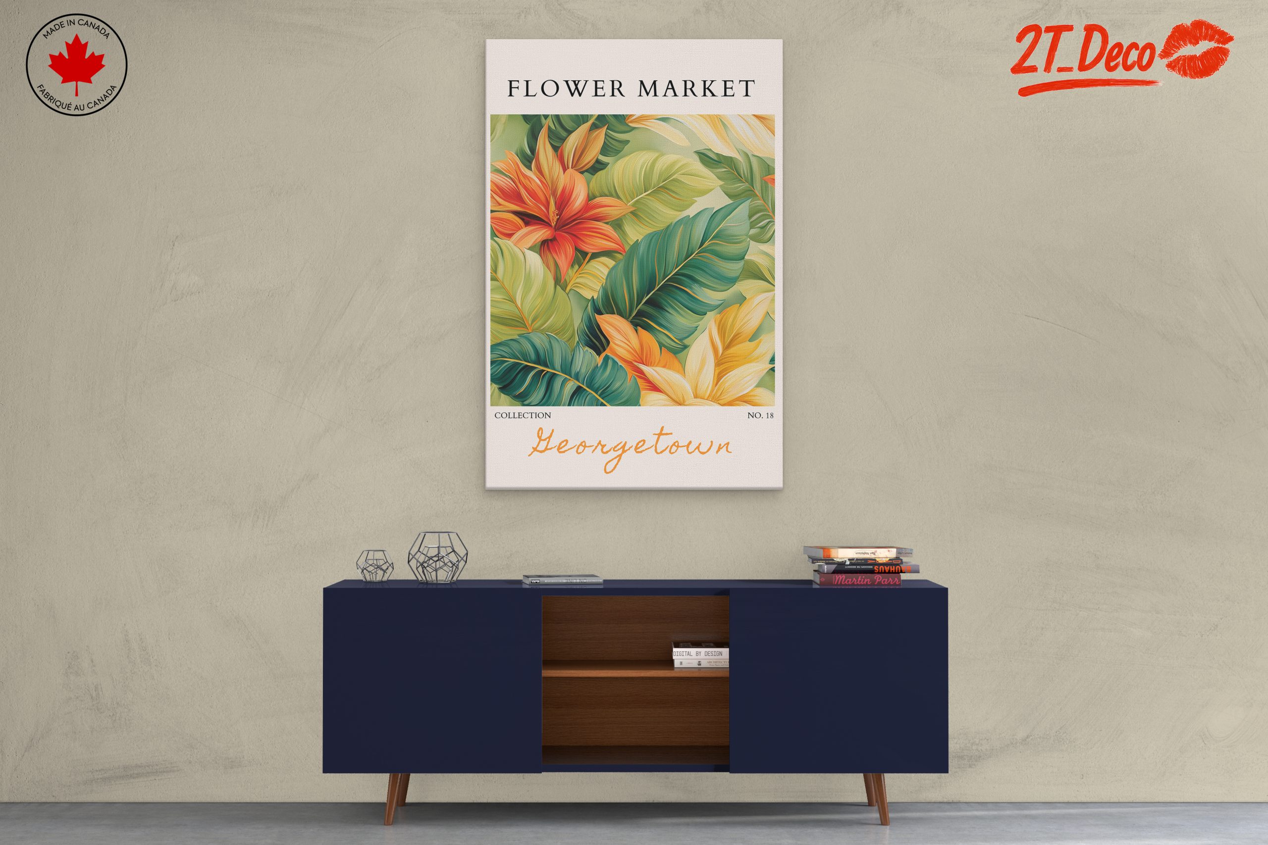 Flower Market Georgetown Art - Image 3