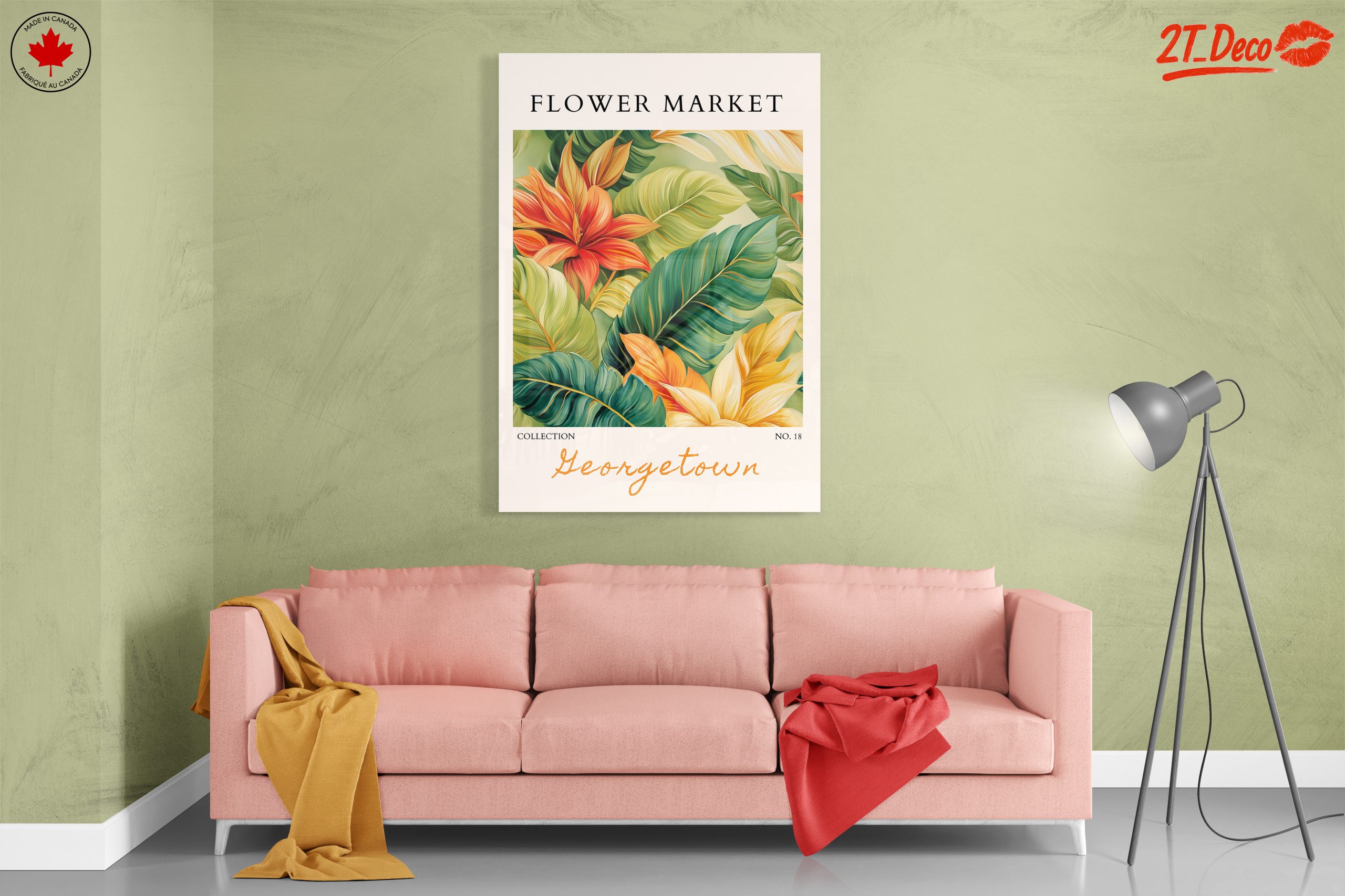 Flower Market Georgetown Art - Image 7