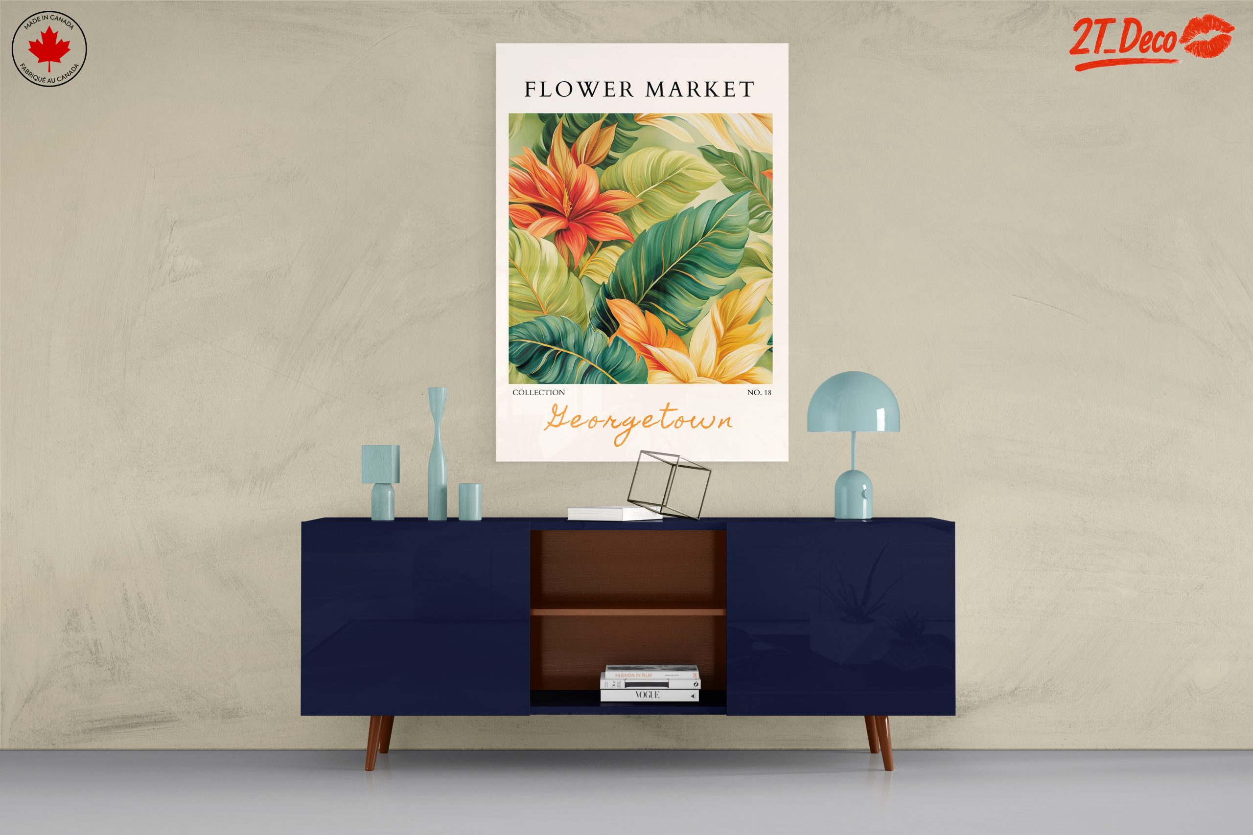 Flower Market Georgetown Art - Image 8