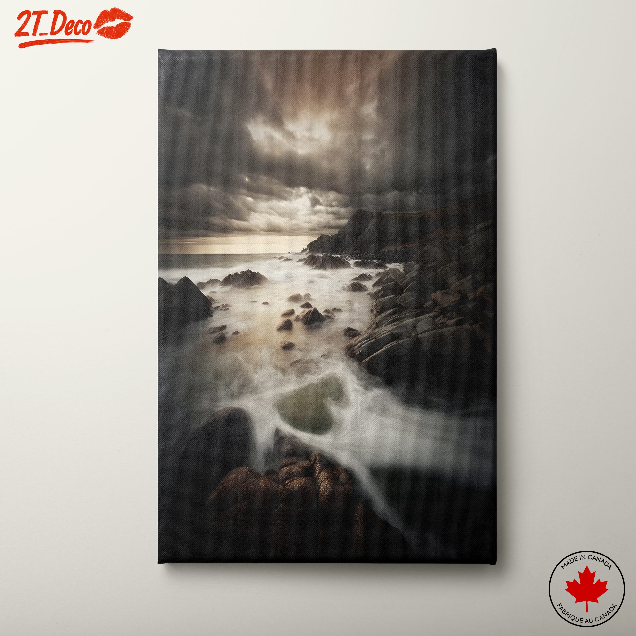 Dramatic Abstract Coastal Landscape