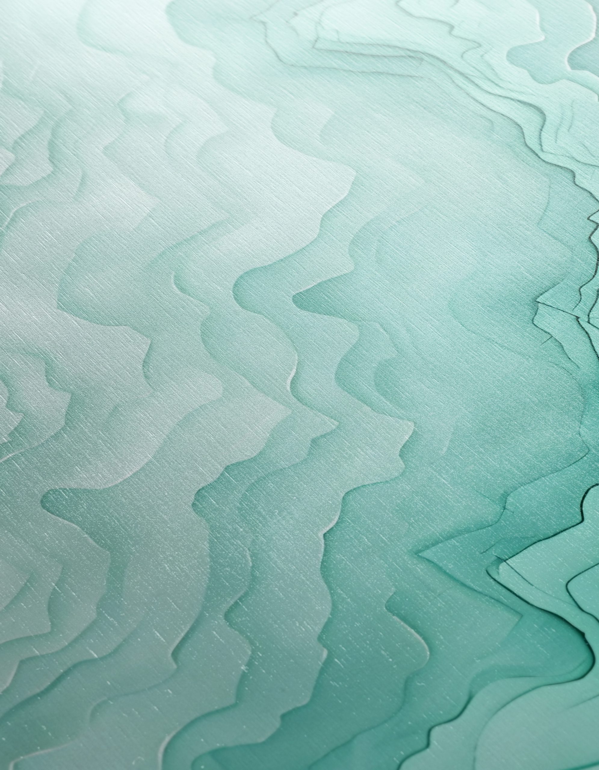 Abstract Composition in Soft Teal Hues - Image 12